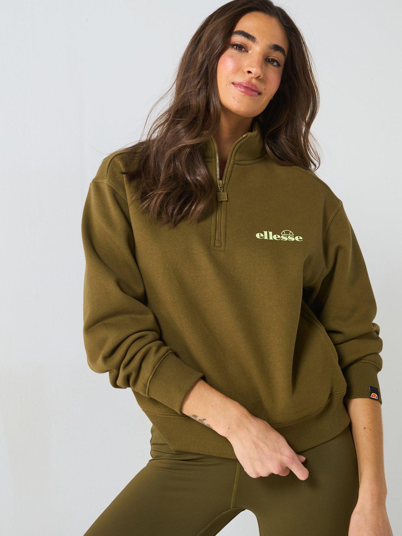 ellesse-womens-very-exclusive-whitbeck-sweatshirt-amp-legging-set-khaki