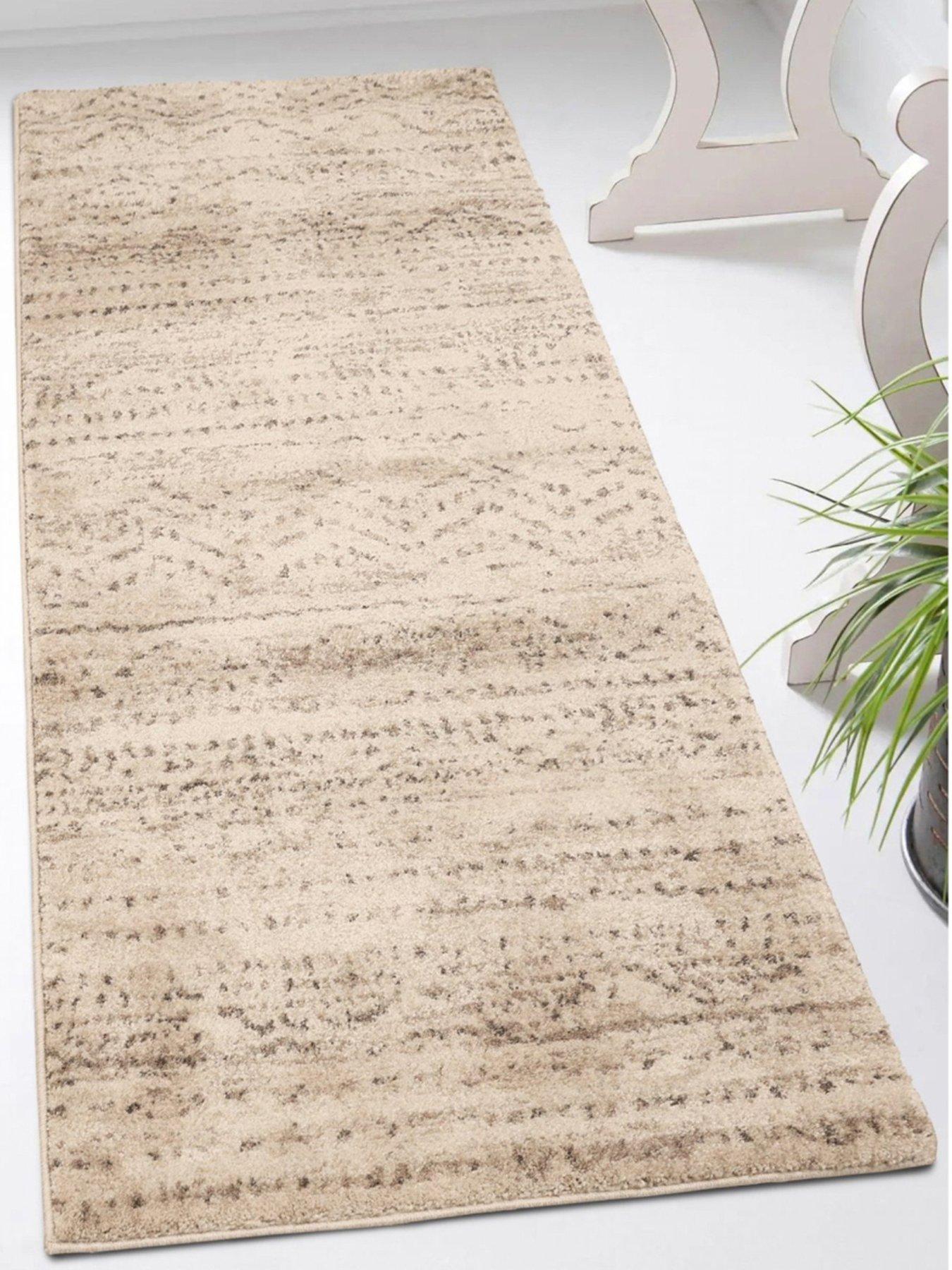 The Very Collection Freya Patterned Natural Runner 80X200cm