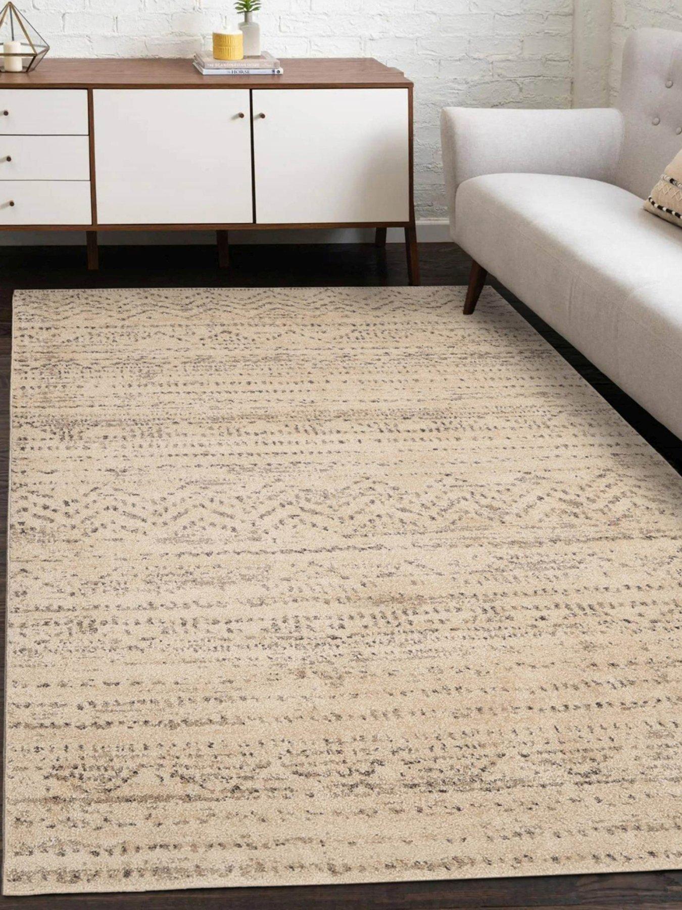  image of very-home-freya-patterned-natural-rug