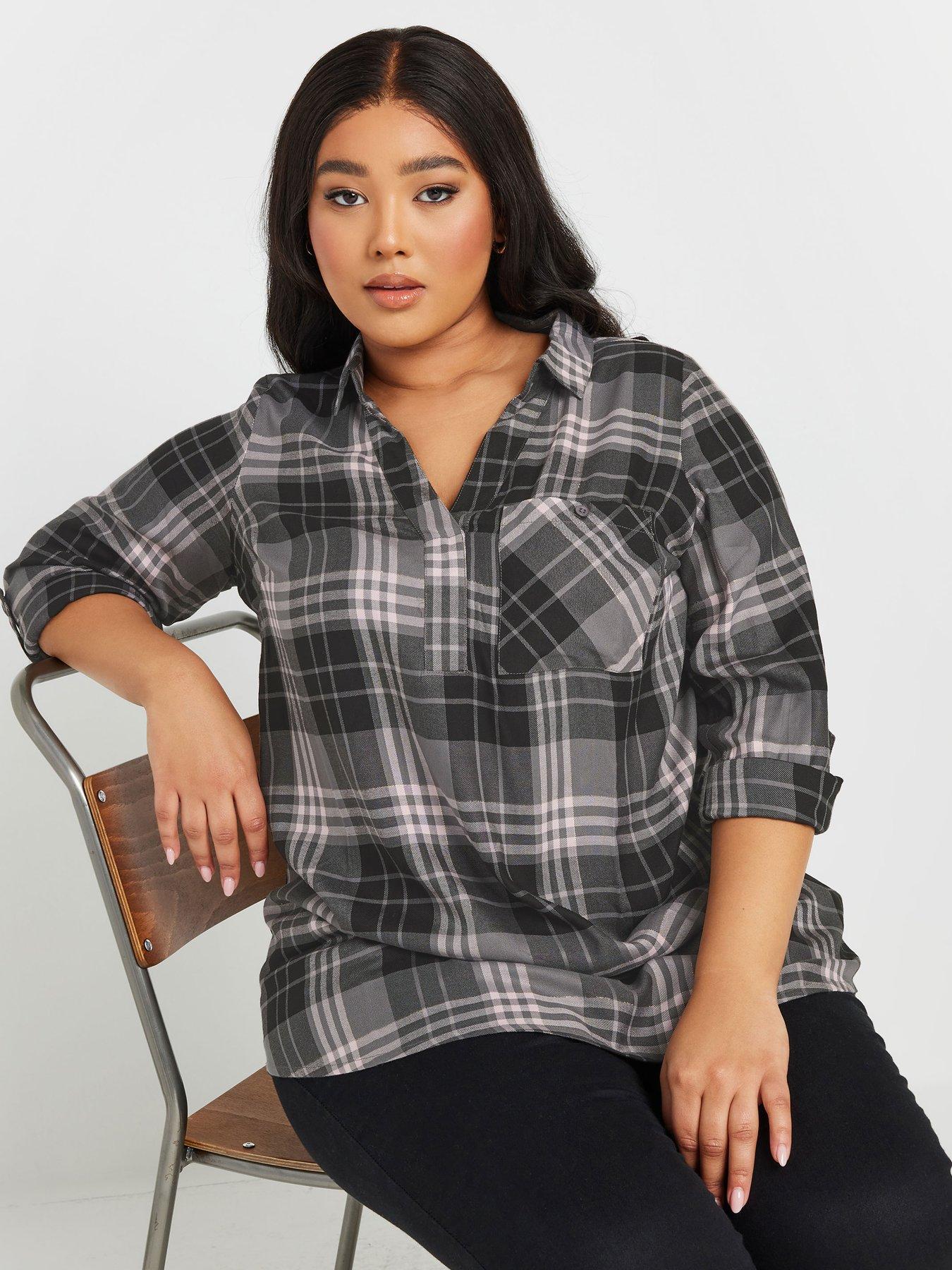 undefined Curve Overhead Shirt - Grey