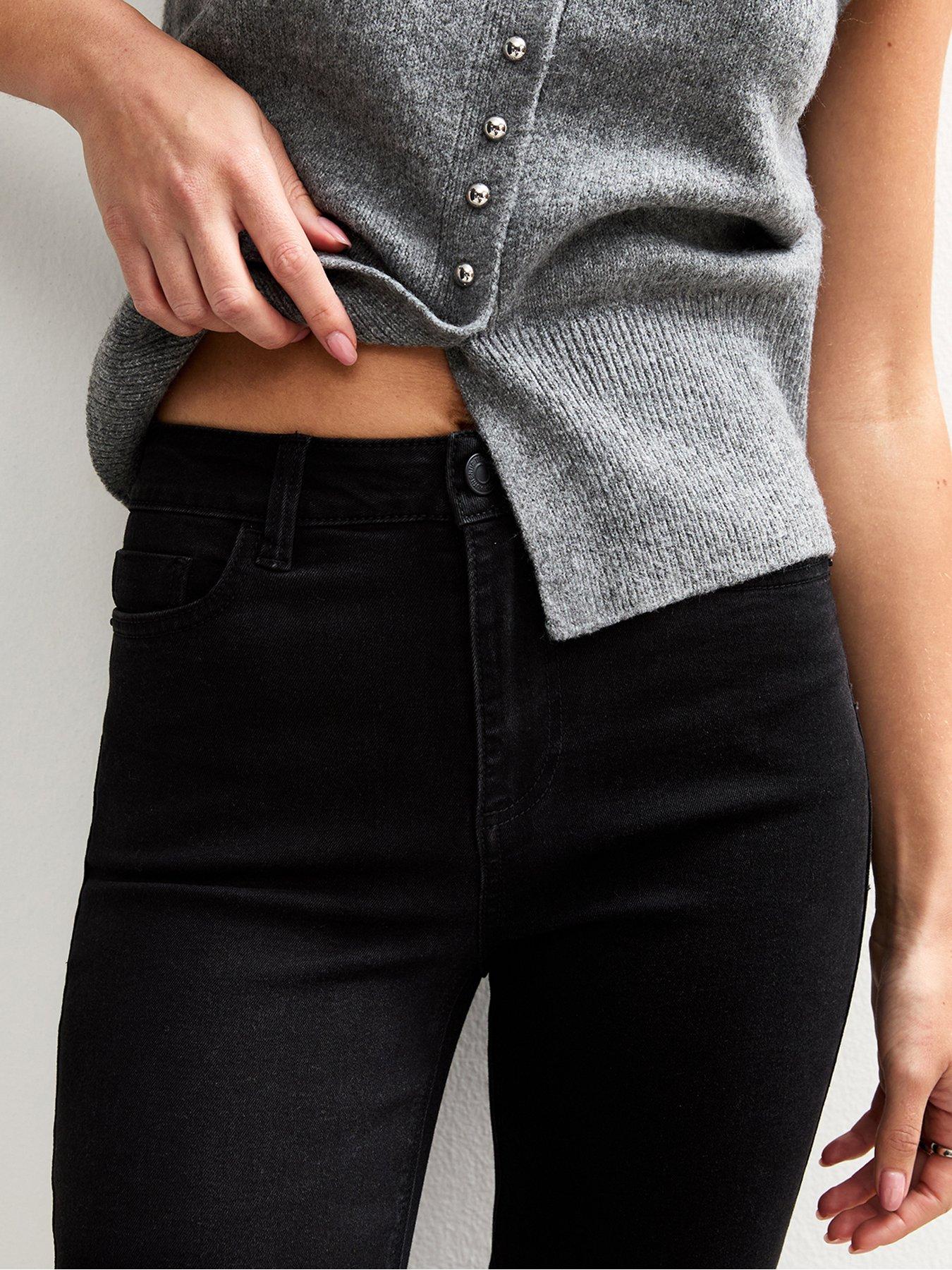  image of new-look-midrise-skinny-jeans-black