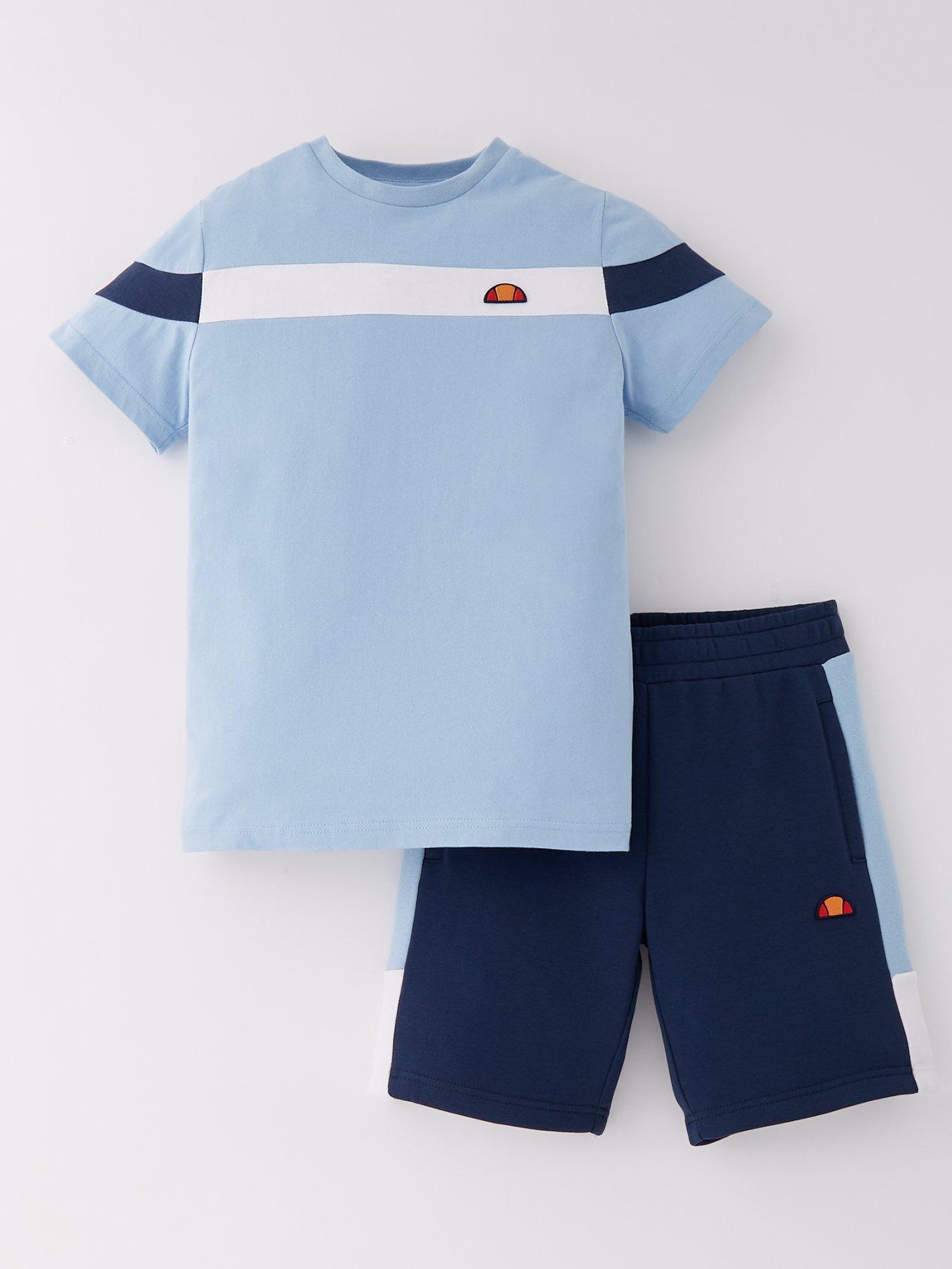 undefined Junior Boys Lano T-Shirt & Short Set - Blue