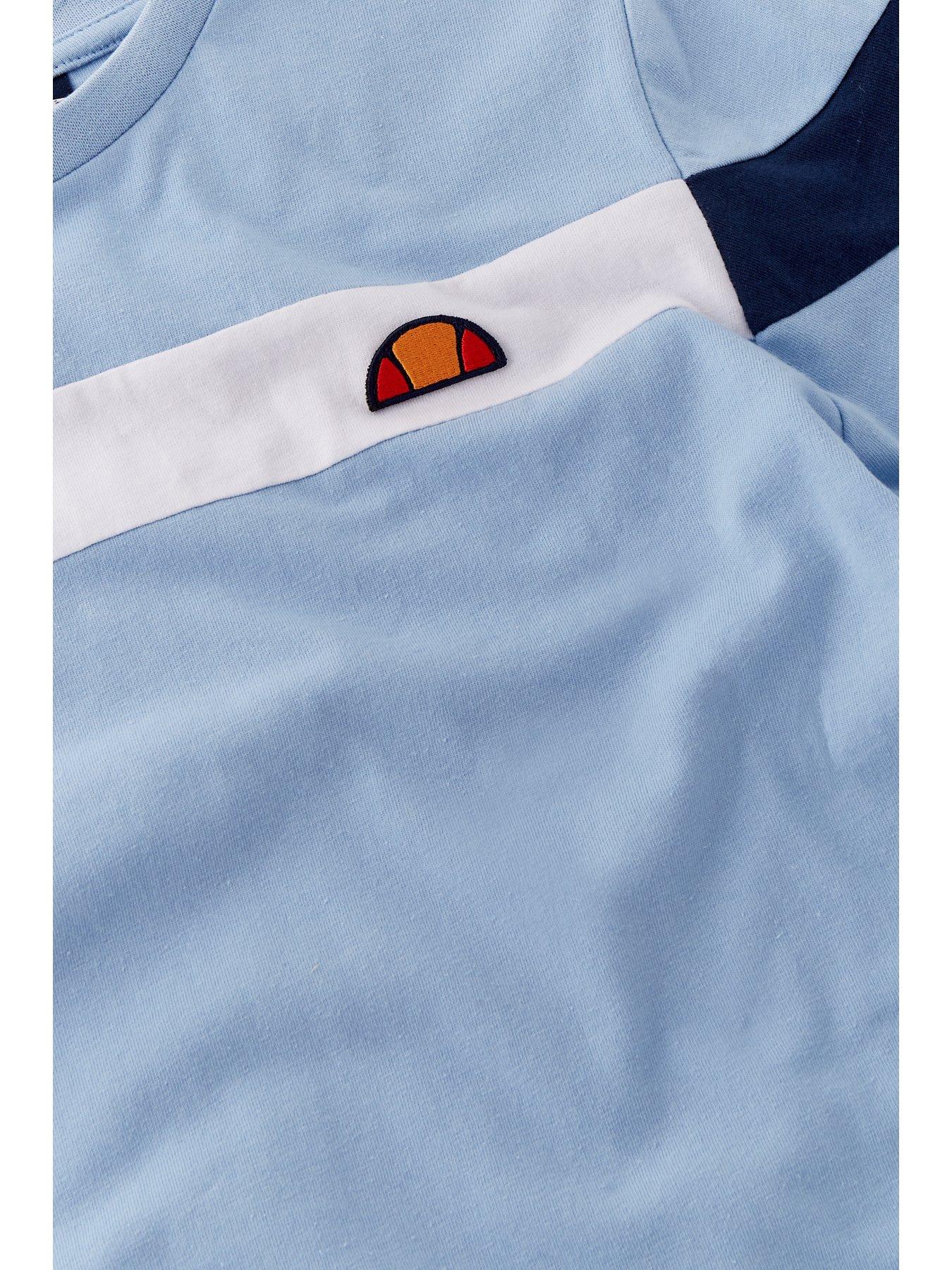 Image 3 of 3 of Ellesse Junior Boys Lano T-Shirt &amp; Short Set - Blue