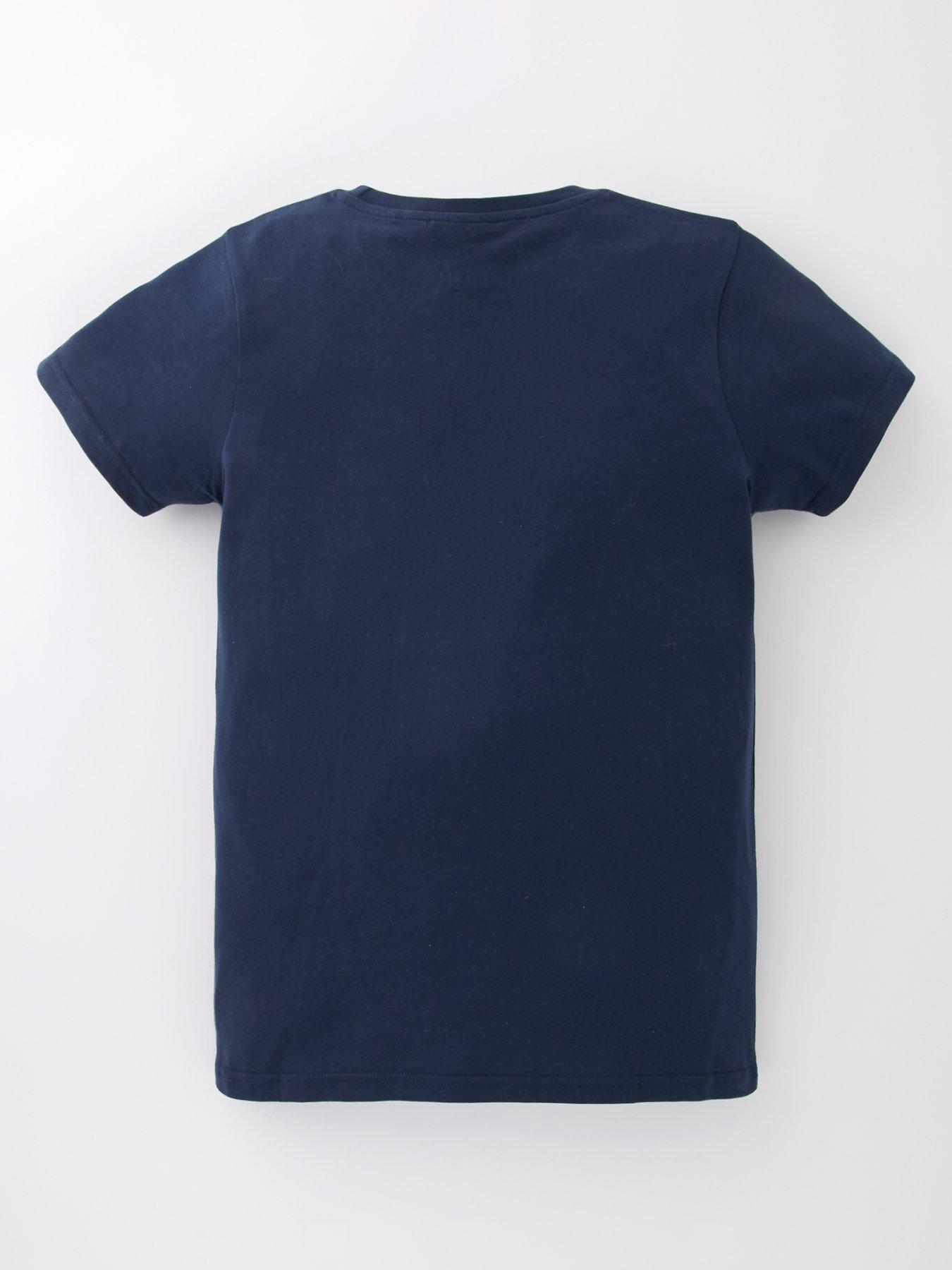  image of ellesse-junior-boys-valera-t-shirt-navy