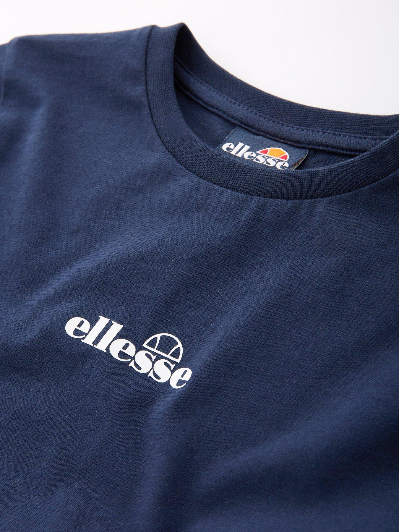  image of ellesse-junior-boys-valera-t-shirt-navy