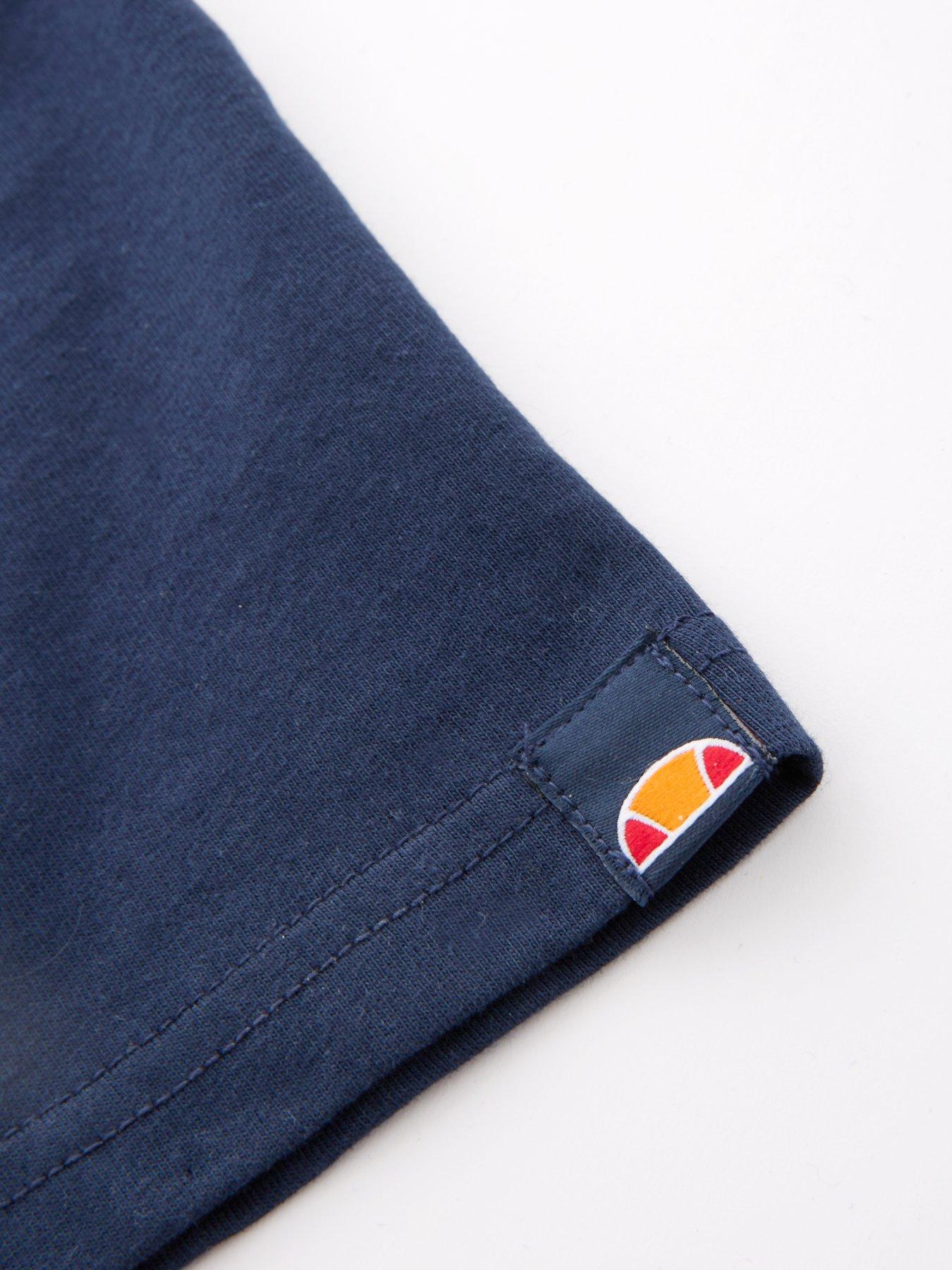  image of ellesse-junior-boys-valera-t-shirt-navy