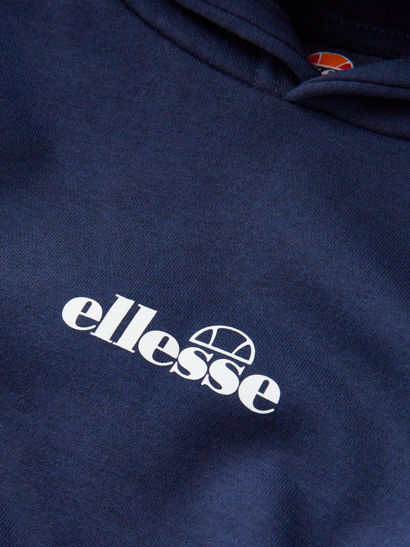  image of ellesse-junior-boys-ellibro-overhead-hoodie-navy