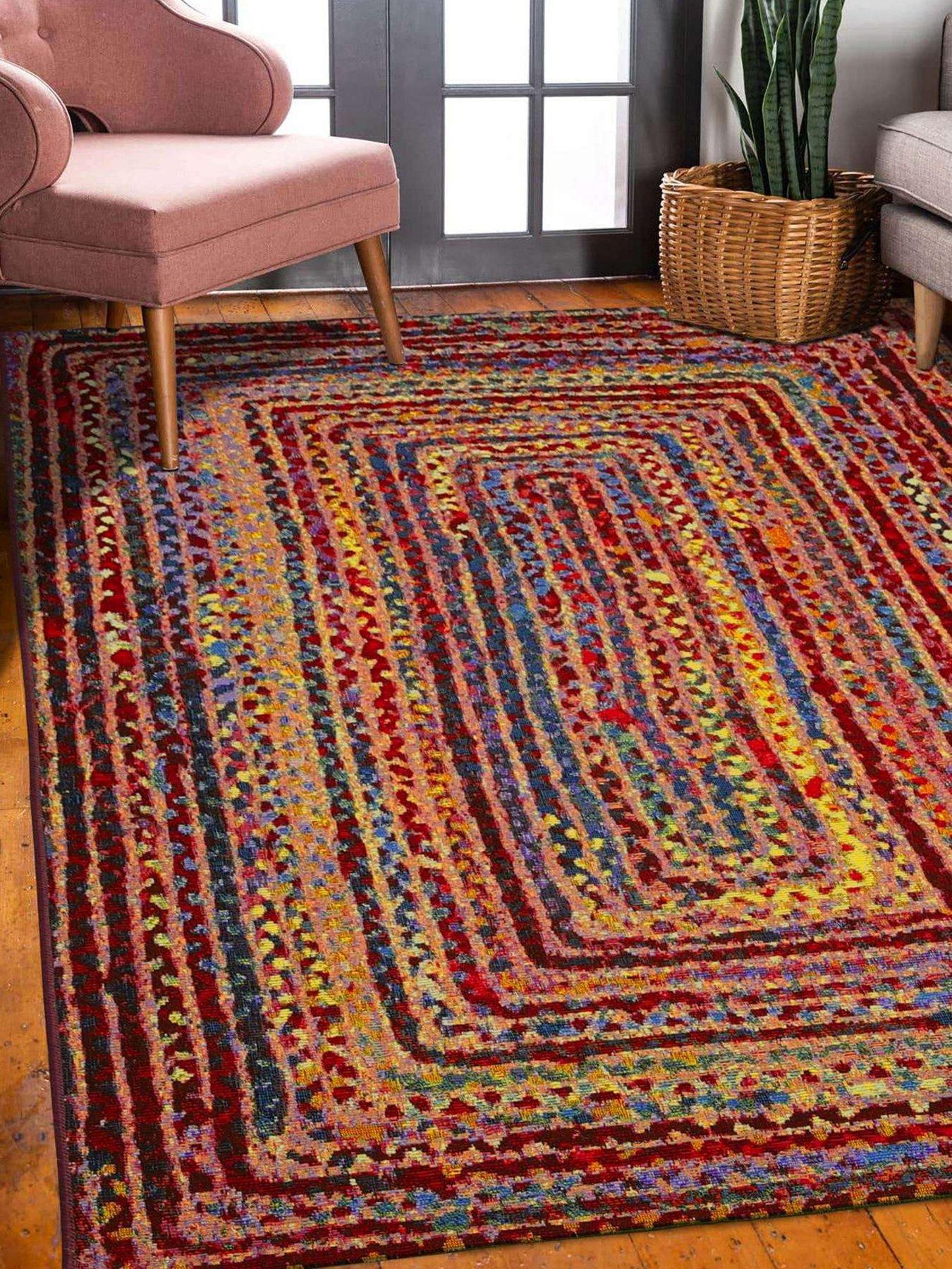 The Very Collection Tropico Indoor Outdoor Bordered Rug - Multi