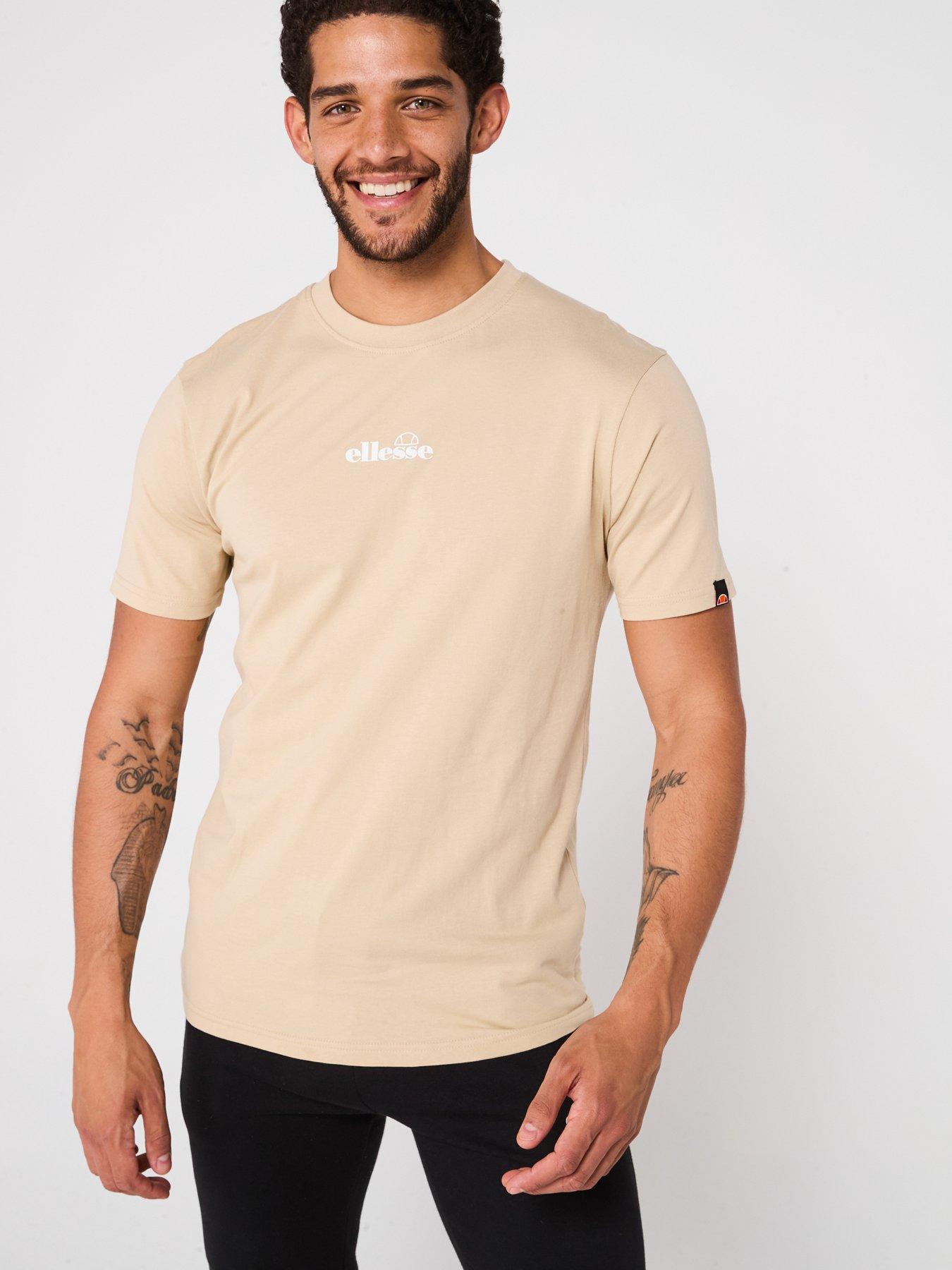 ellesse-mens-ollio-t-shirt-beige