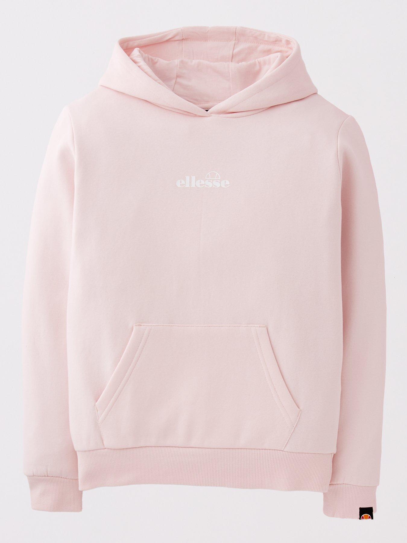 ellesse-junior-girls-otternere-overhead-hoody-light-pink