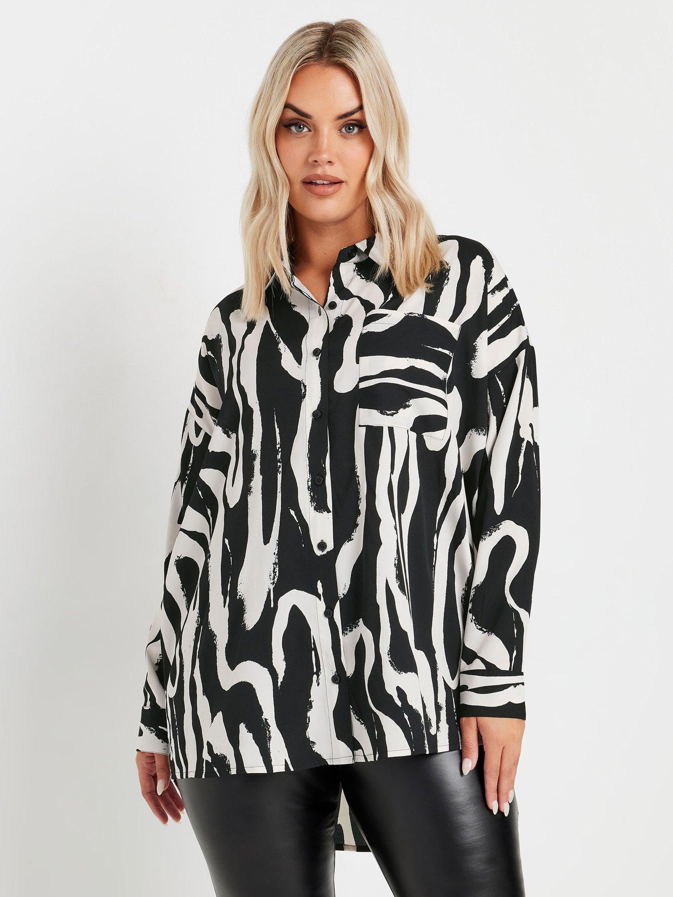 undefined Curve Oversized Shirt - White