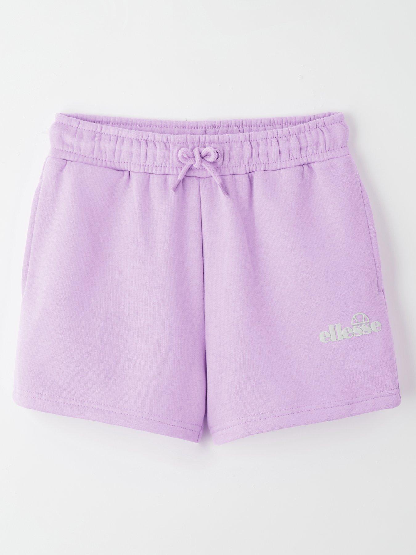 ellesse-junior-girls-chiffon-shorts-purple