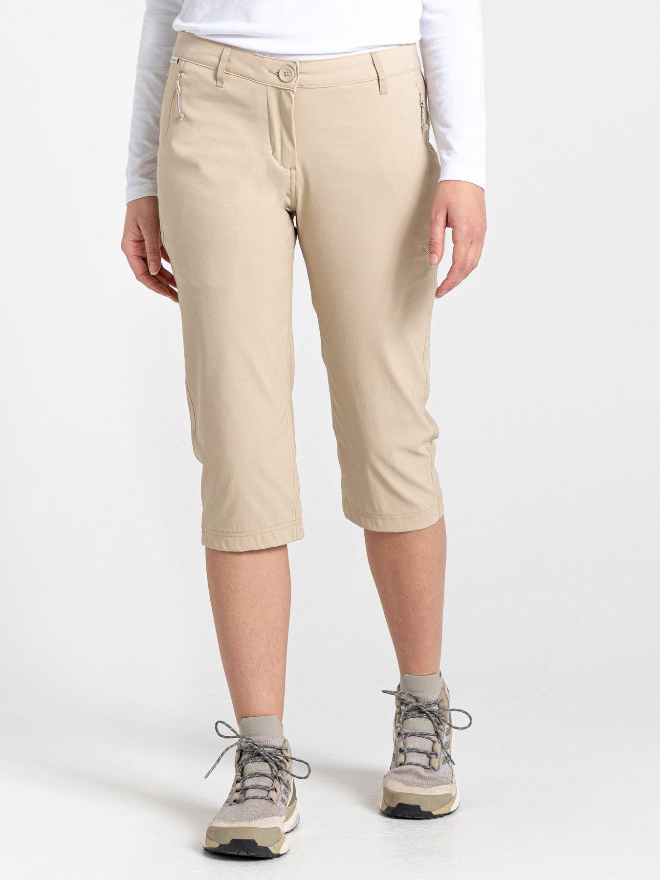 undefined Womens Kiwi Pro II Cropped Trouser - Desert Sand Beige