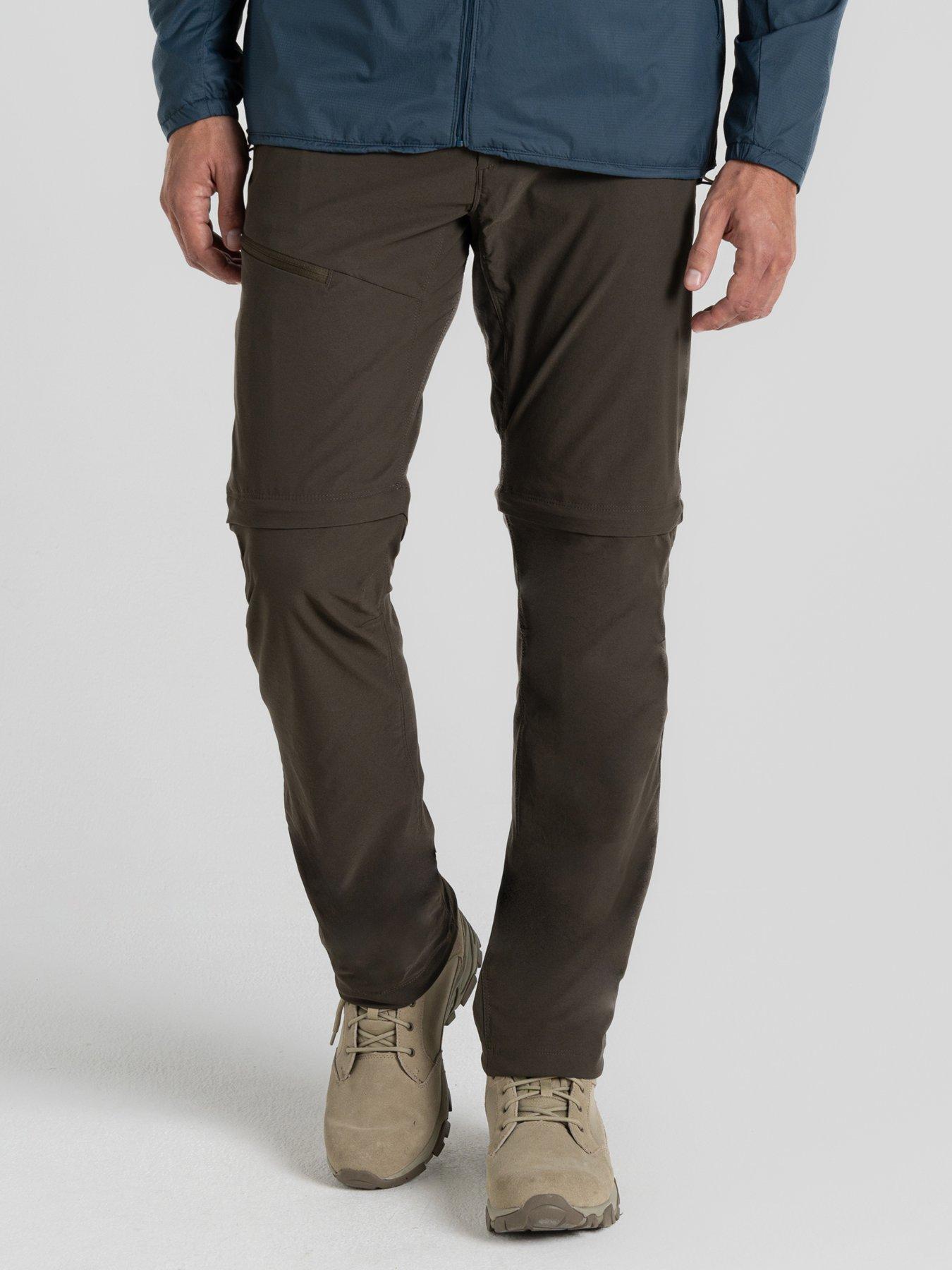  image of craghoppers-mens-nosilife-pro-convertible-trousers-woodland-green