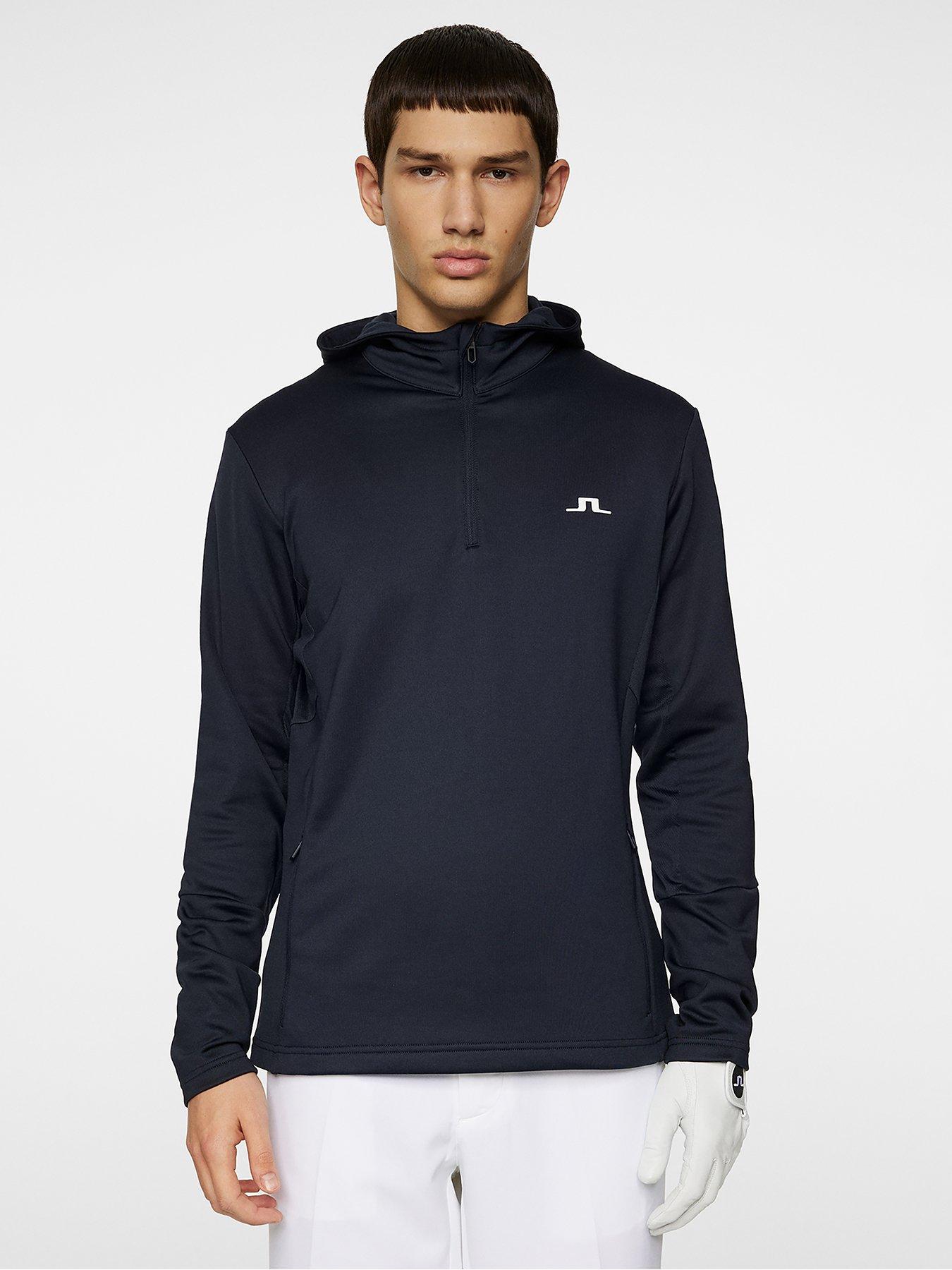 undefined Mens Golf Aerial Hooded Top - Navy