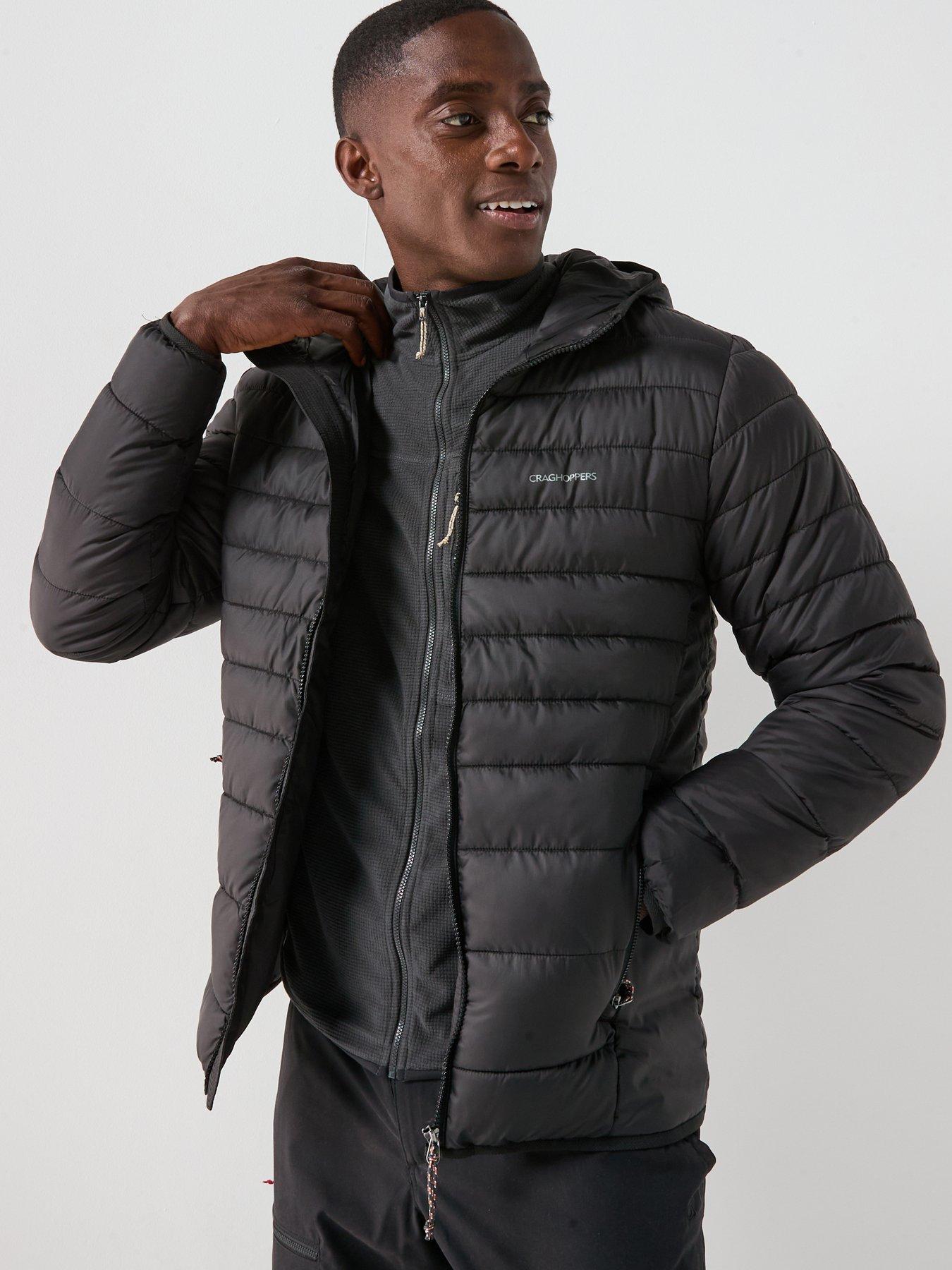 Craghoppers Mens Compresslite Ix Hooded Insulated Jacket - Black