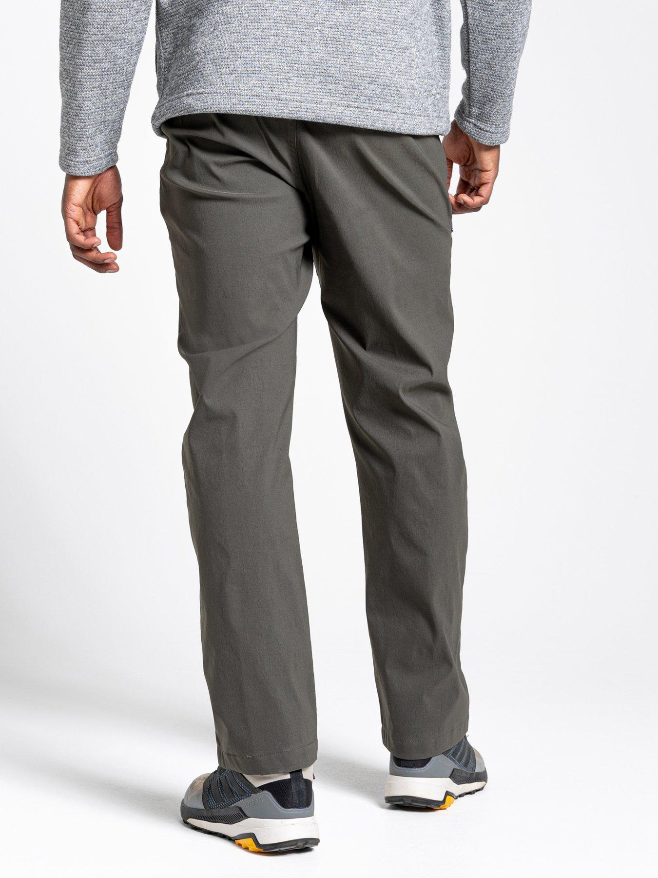  image of craghoppers-mens-kiwi-pro-ii-trousers-dark-khaki