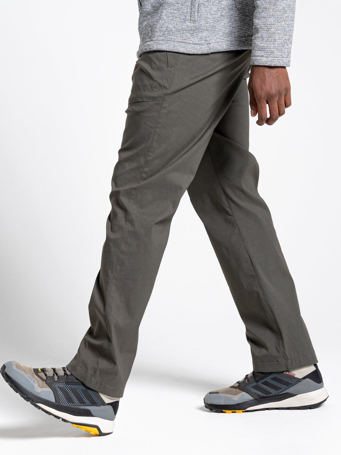  image of craghoppers-mens-kiwi-pro-ii-trousers-dark-khaki