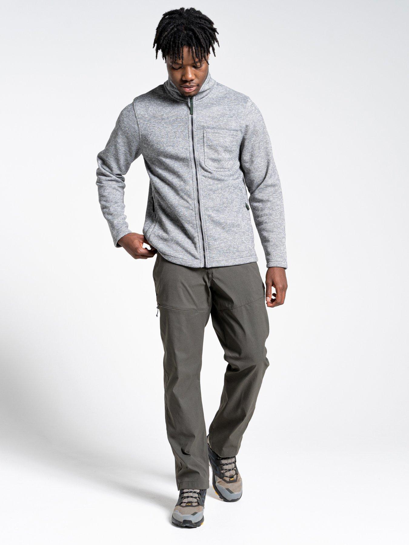  image of craghoppers-mens-kiwi-pro-ii-trousers-dark-khaki