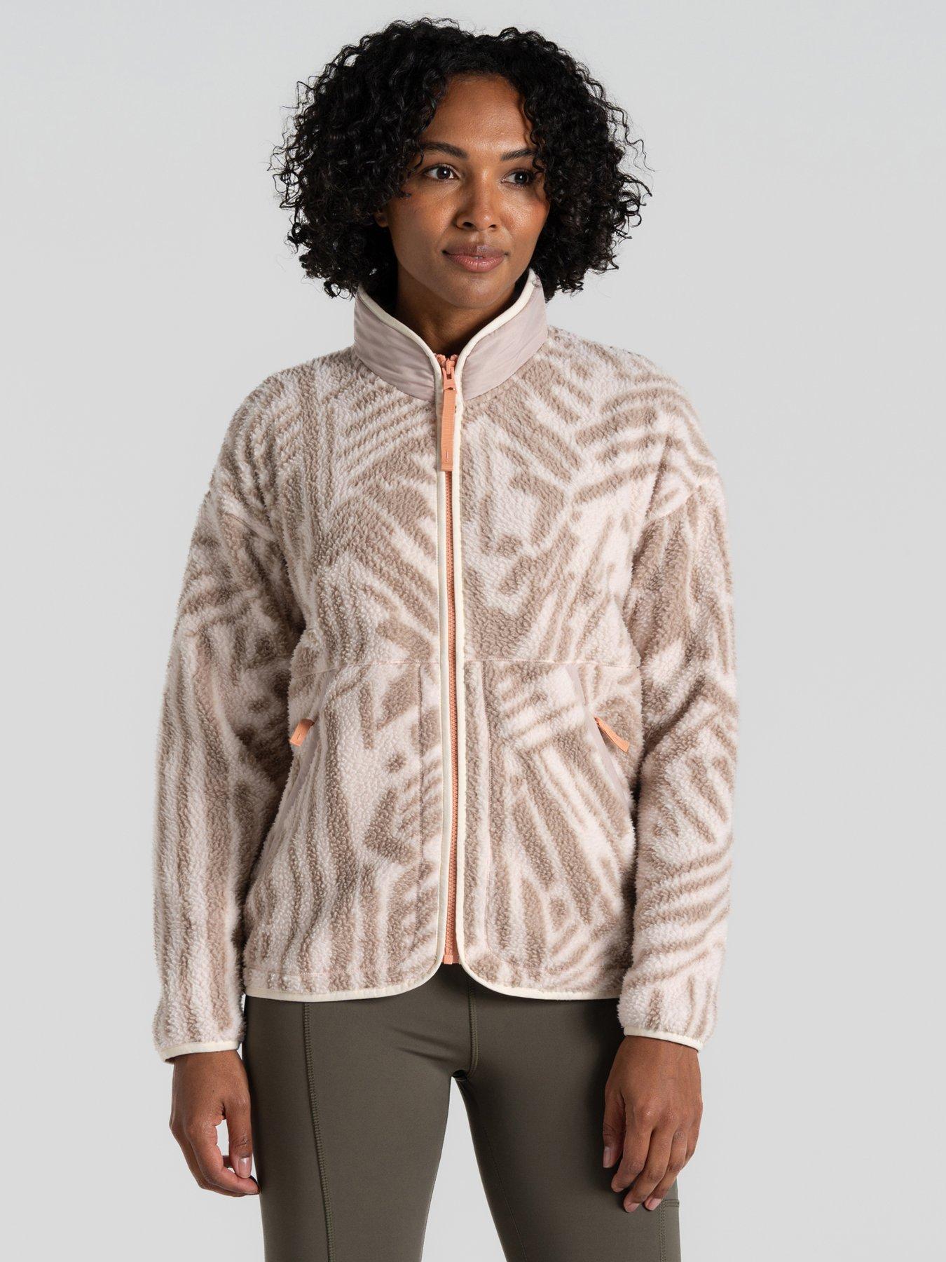 undefined Womens Dante Fleece - Fresh Beige Print