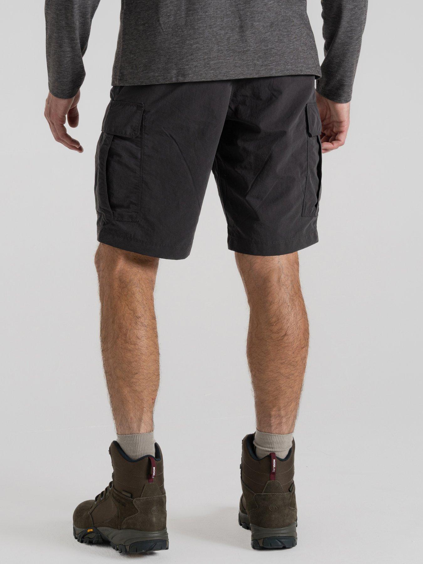 Craghoppers Mens Nosilife Cargo Shorts Black Littlewoods