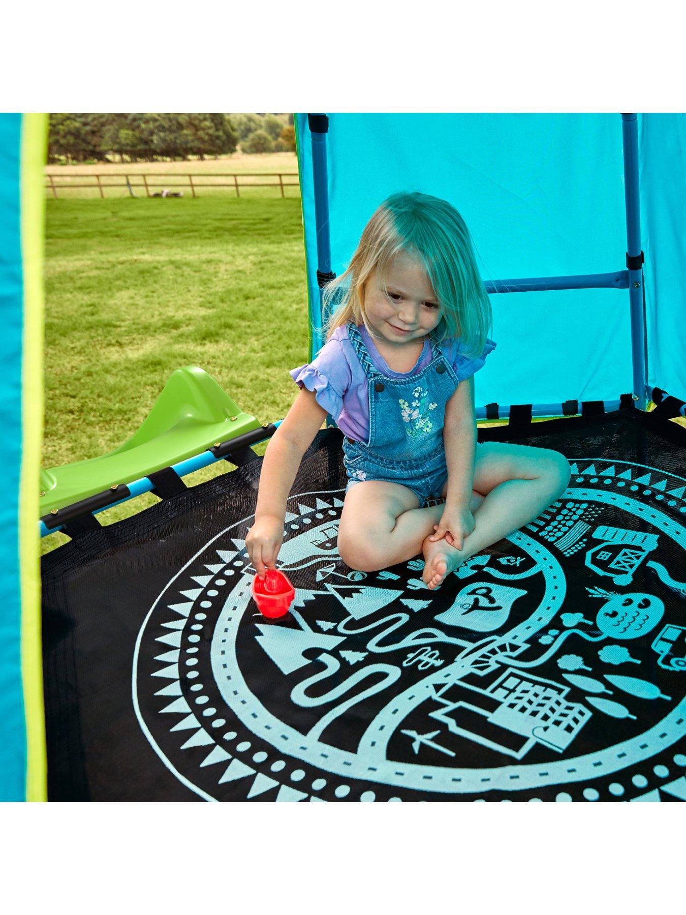  image of tp-explorer-metal-climbing-frame-set-amp-slide-blue-edition
