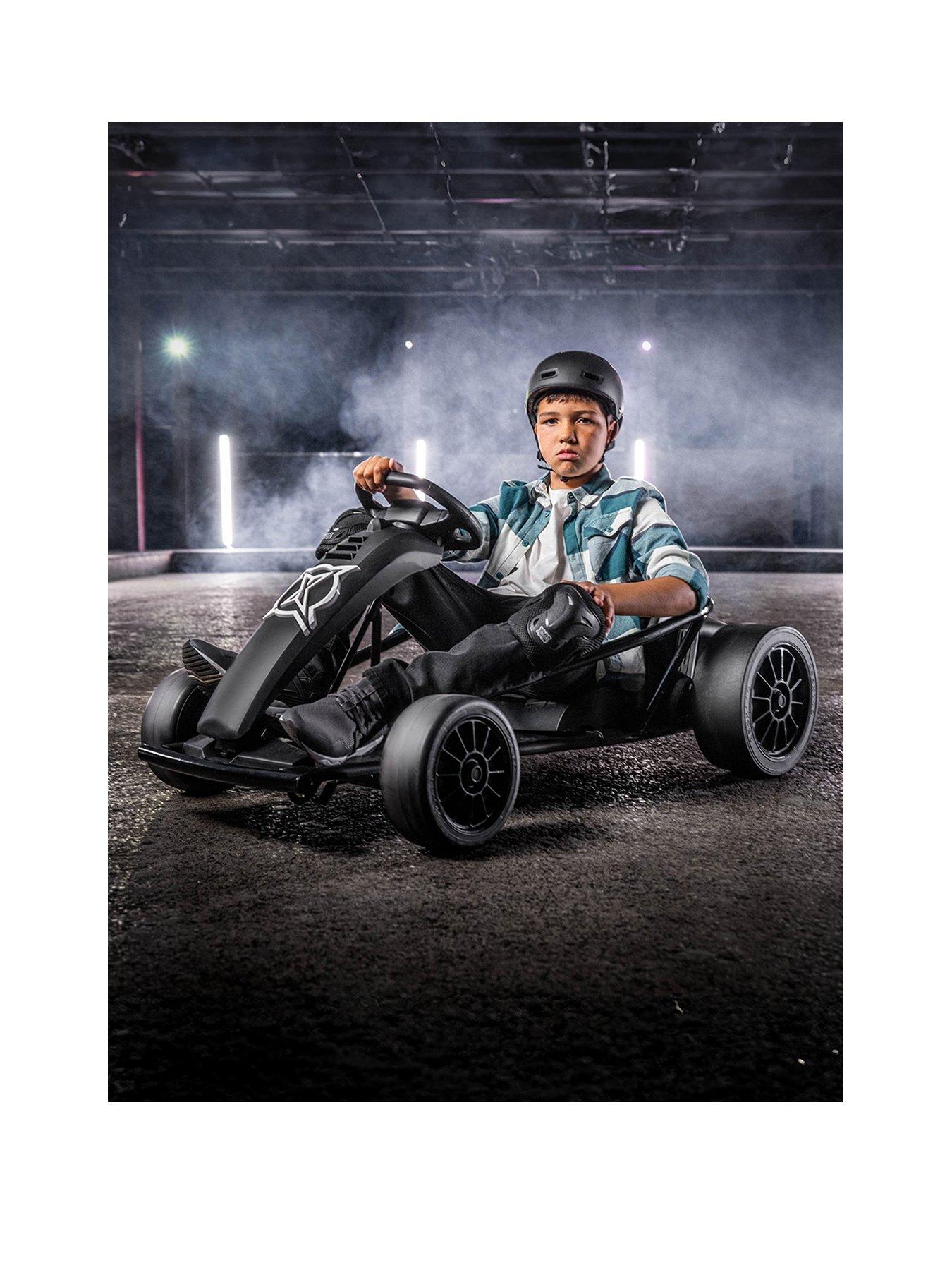  image of xootz-kidsnbspcomet-electric-go-kart--nbspblack