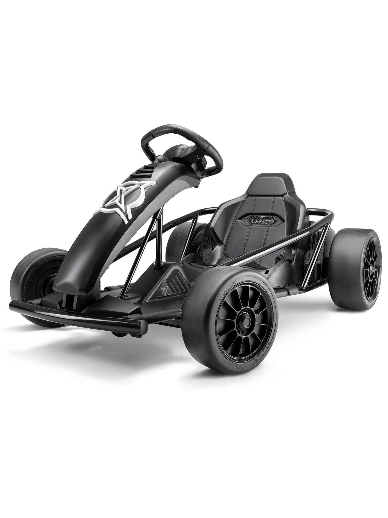  image of xootz-kidsnbspcomet-electric-go-kart--nbspblack