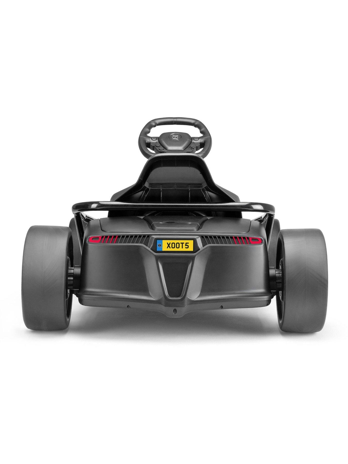  image of xootz-kidsnbspcomet-electric-go-kart--nbspblack