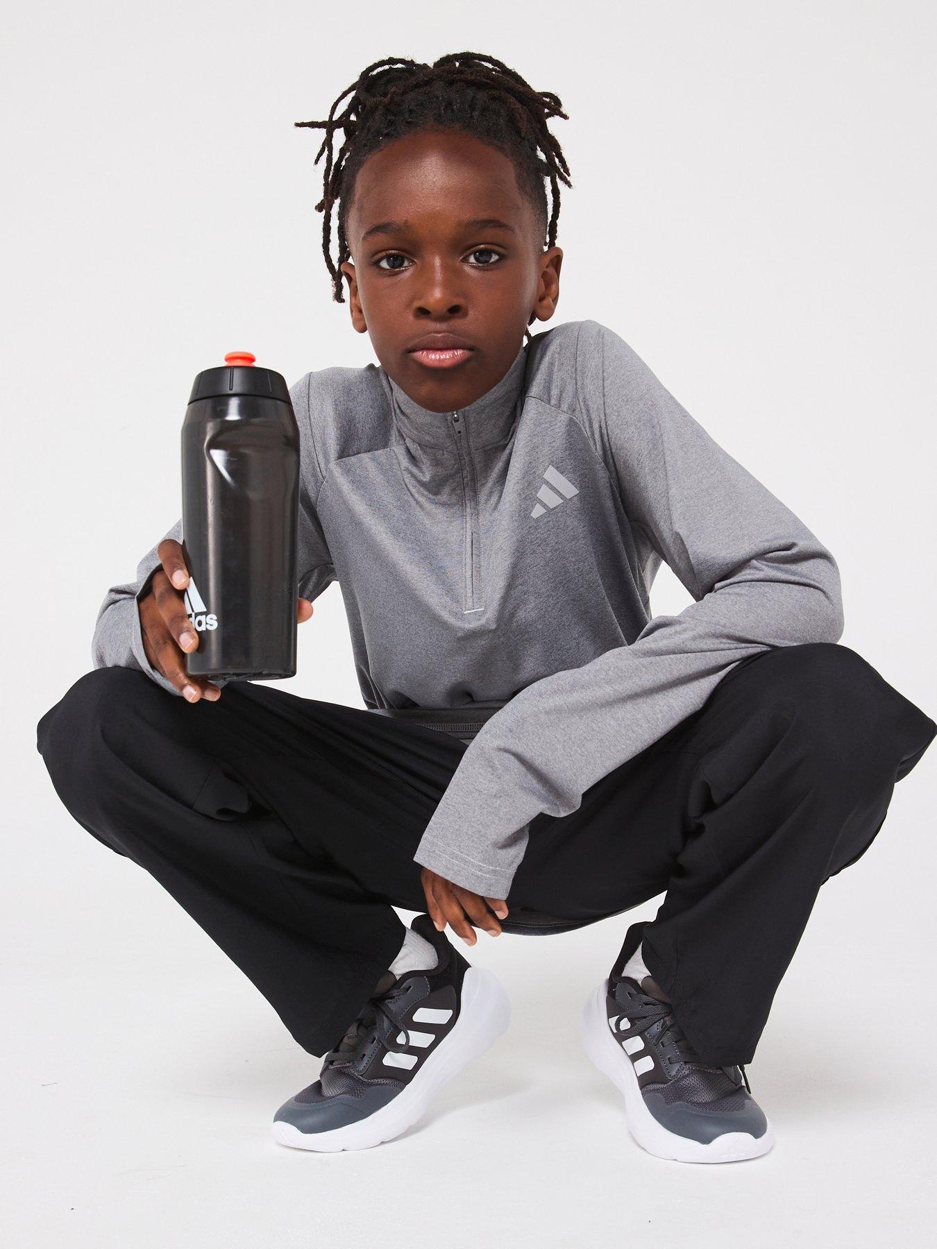  image of adidas-sportswear-junior-boys-essentials-climacool-cargo-joggers-black