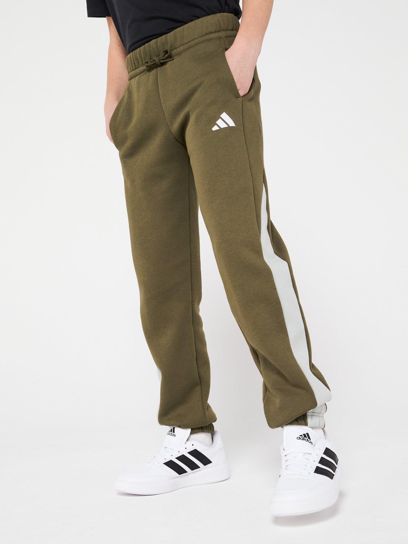 undefined Junior Boys Seasonal Essentials Colorblock Joggers  - Green