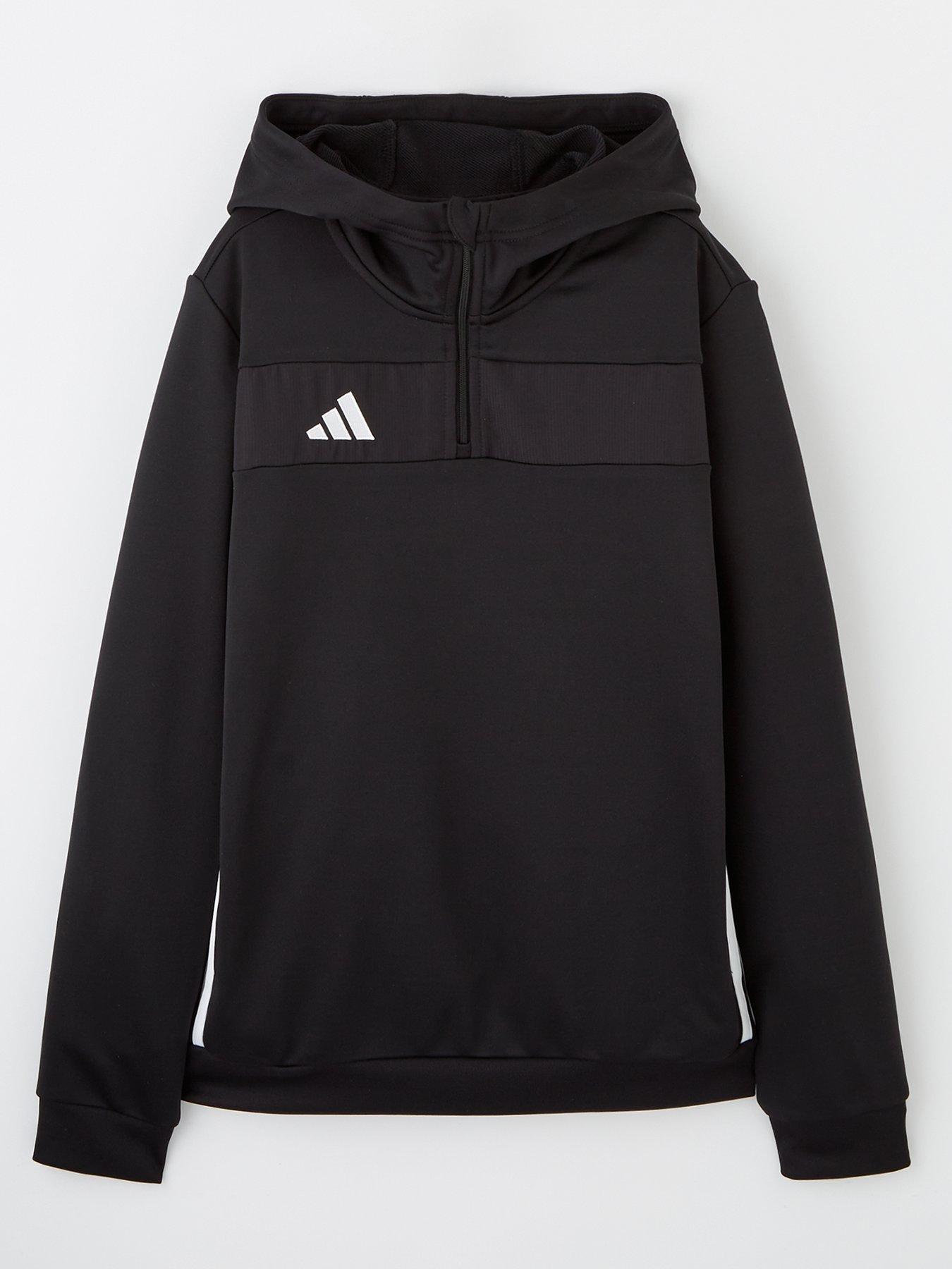  image of adidas-youth-tiro-essentials-hoodie-black