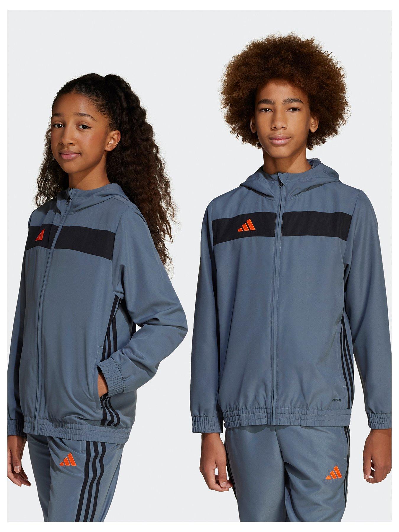 adidas-youth-tiro-essentials-woven-hoody-grey