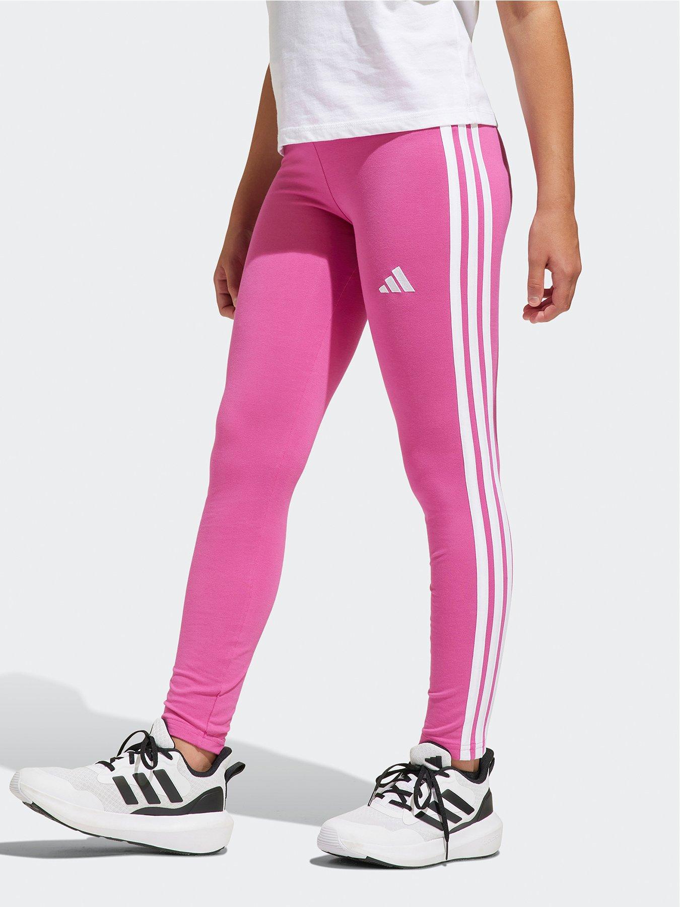adidas-sportswear-junior-girls-essentials-leggings-pink