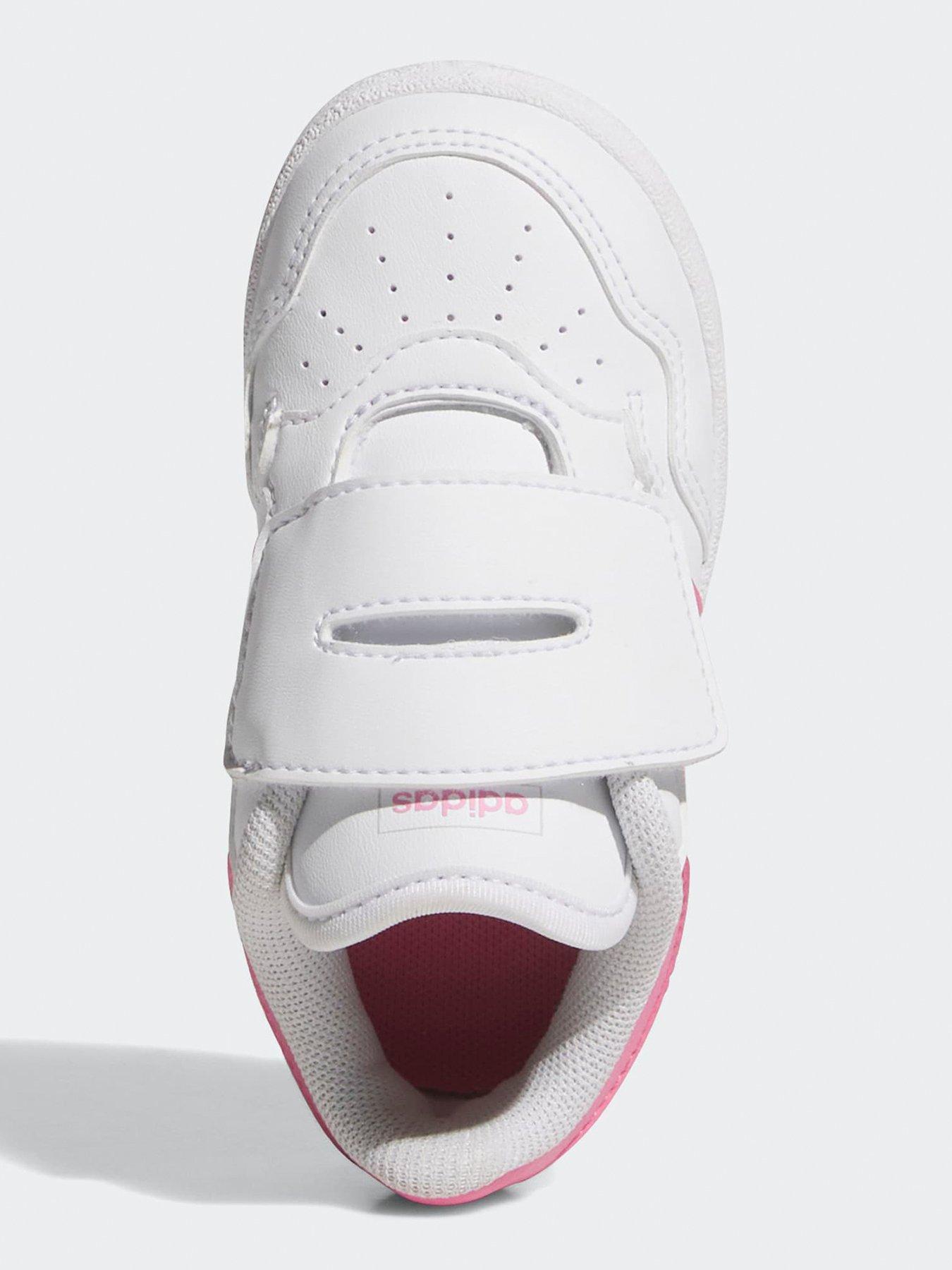 Image 4 of 7 of adidas Sportswear Infant Unisex Hoops 4.0 Shoes Kids - White