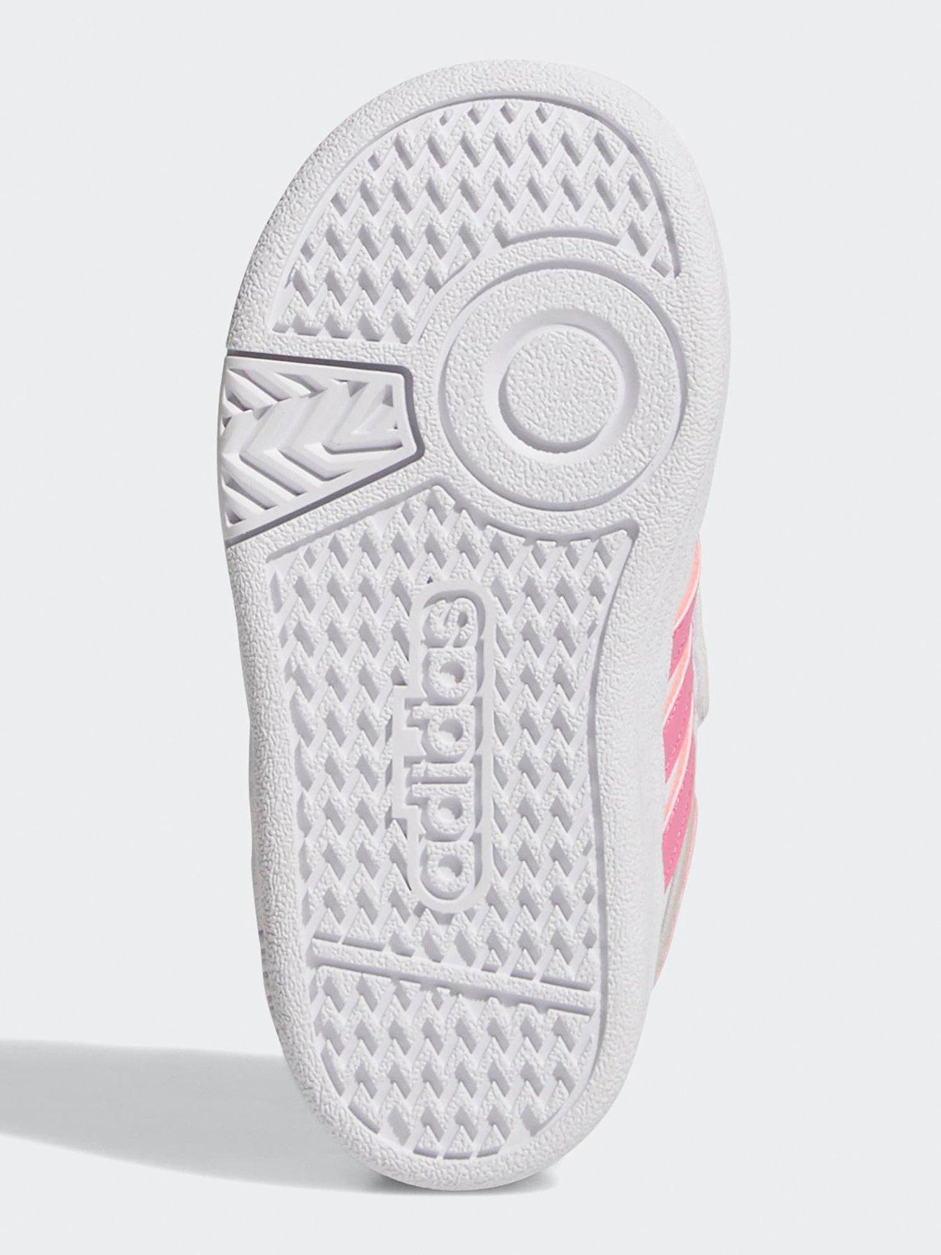 Image 5 of 7 of adidas Sportswear Infant Unisex Hoops 4.0 Shoes Kids - White