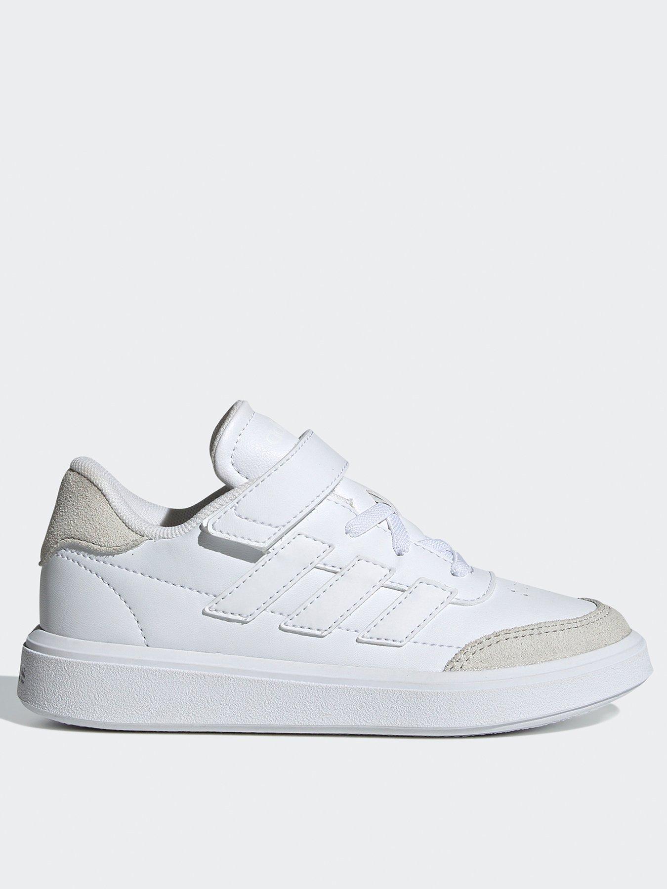  image of adidas-sportswear-kids-unisex-courtblock-shoes-white