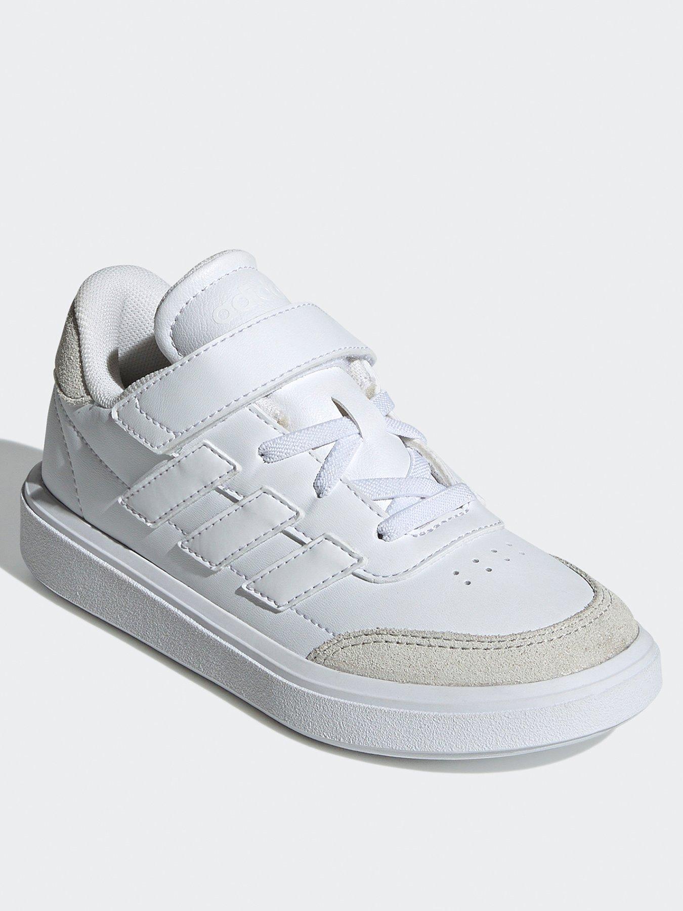  image of adidas-sportswear-kids-unisex-courtblock-shoes-white