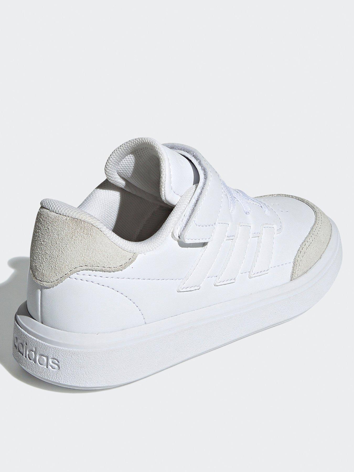  image of adidas-sportswear-kids-unisex-courtblock-shoes-white