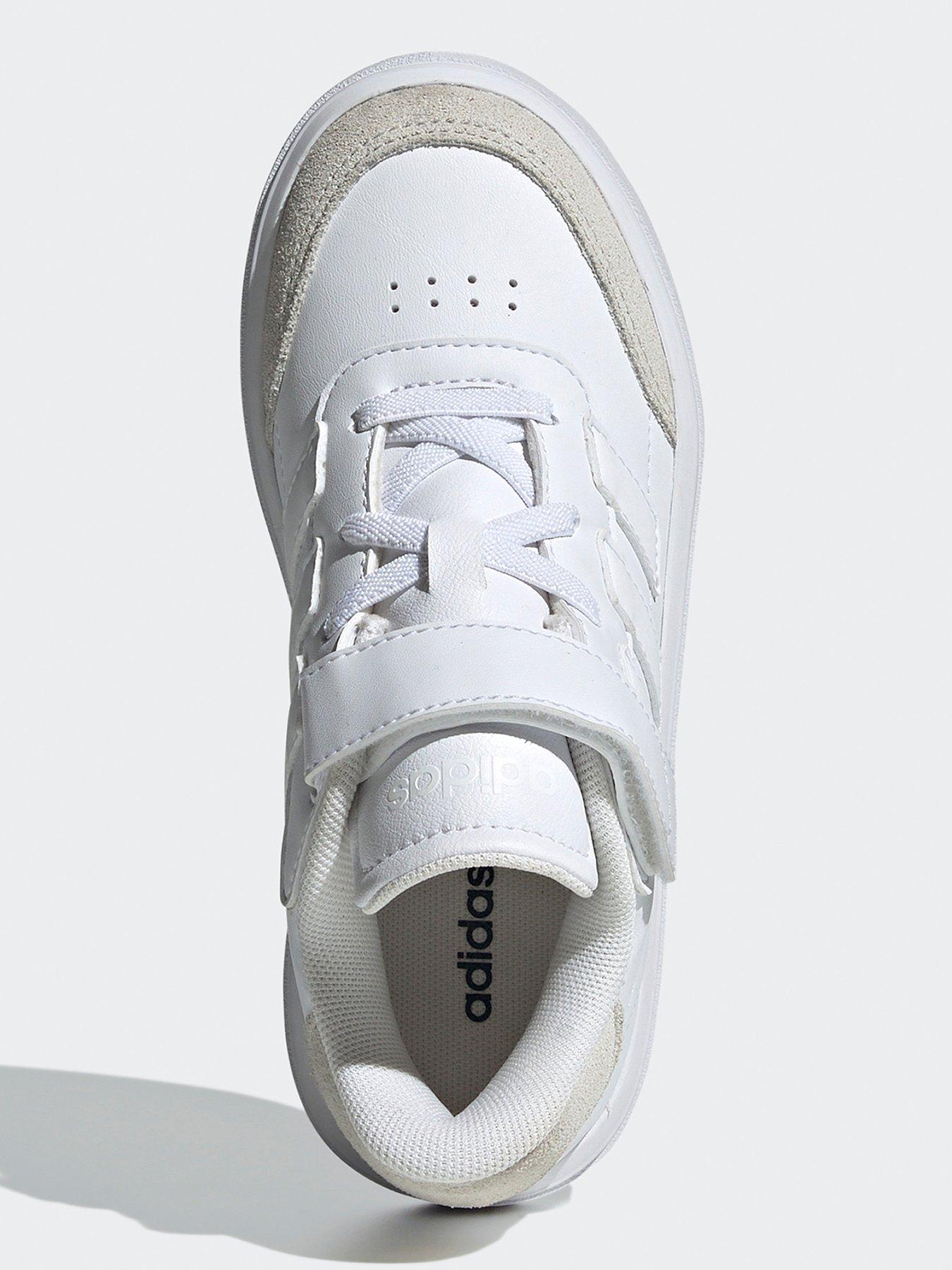  image of adidas-sportswear-kids-unisex-courtblock-shoes-white