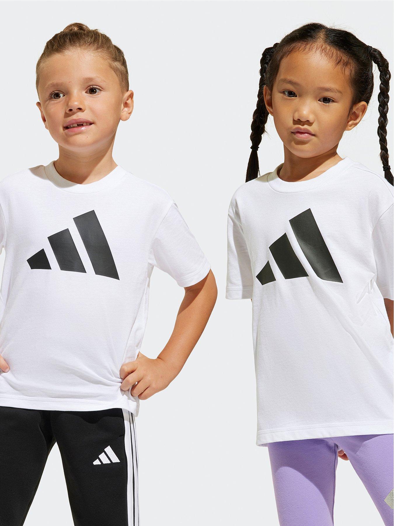  image of adidas-sportswear-kids-unisex-essentials-t-shirt-white