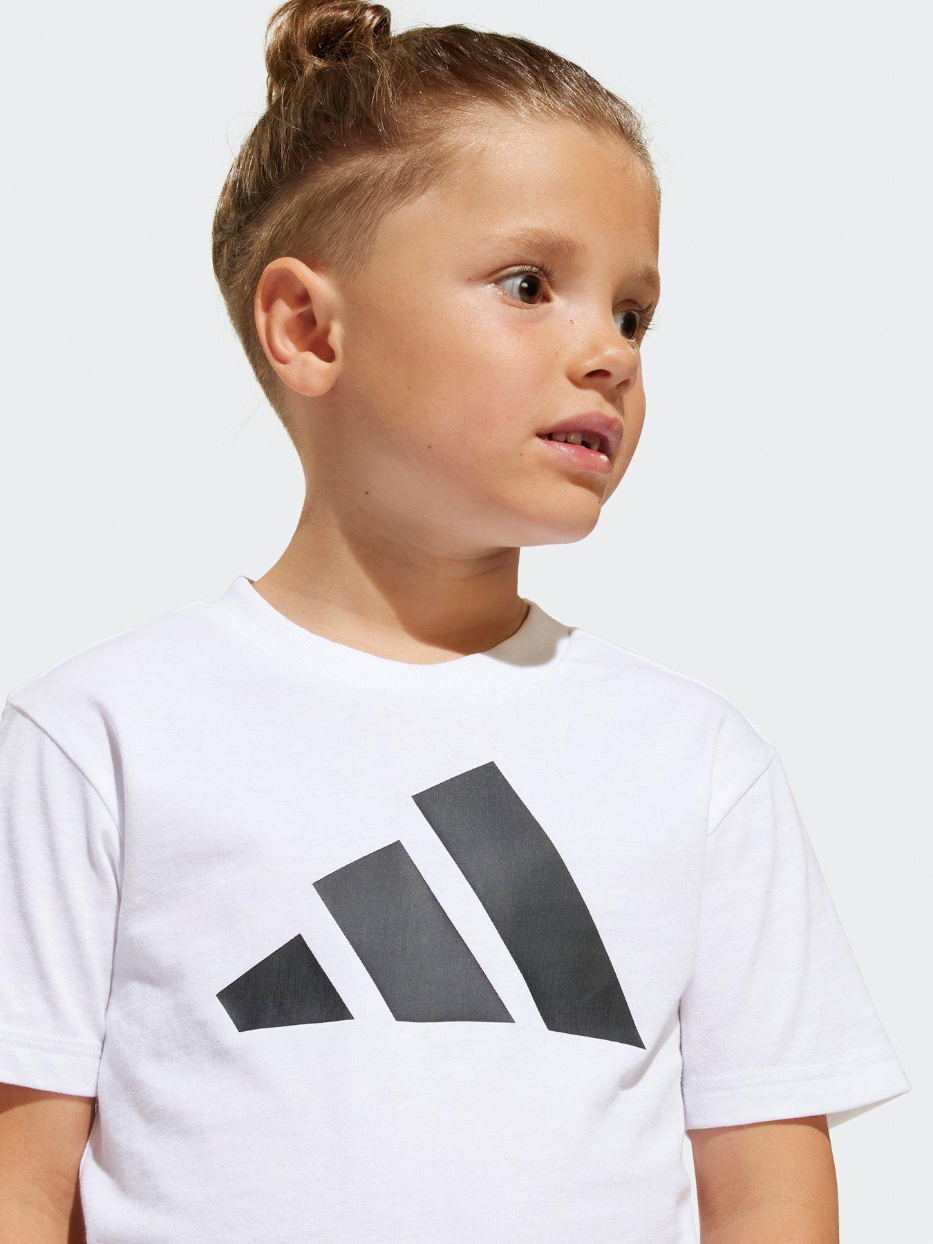  image of adidas-sportswear-kids-unisex-essentials-t-shirt-white