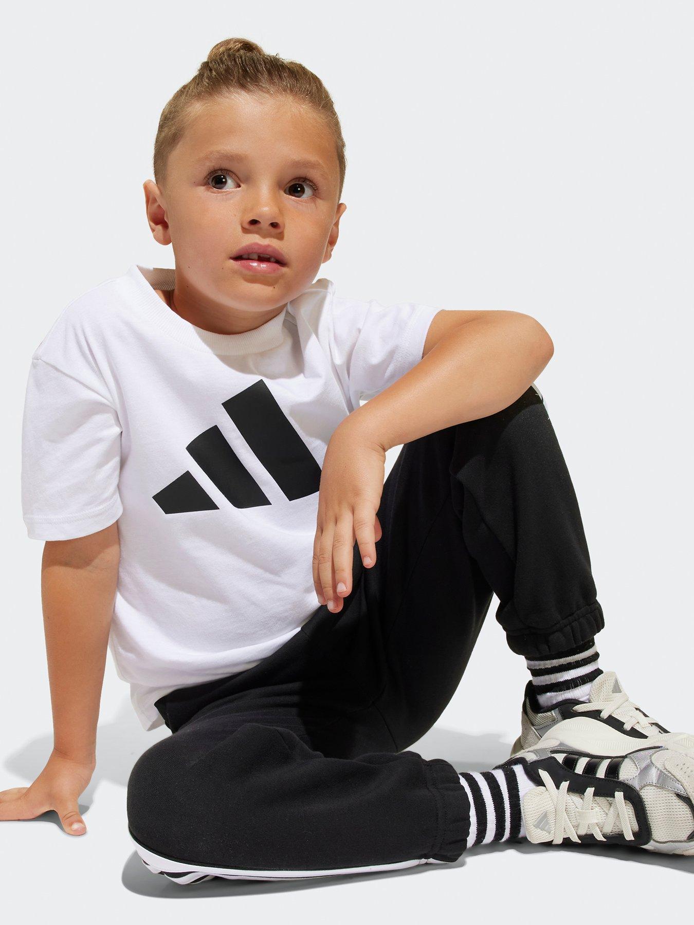  image of adidas-sportswear-kids-unisex-essentials-t-shirt-white