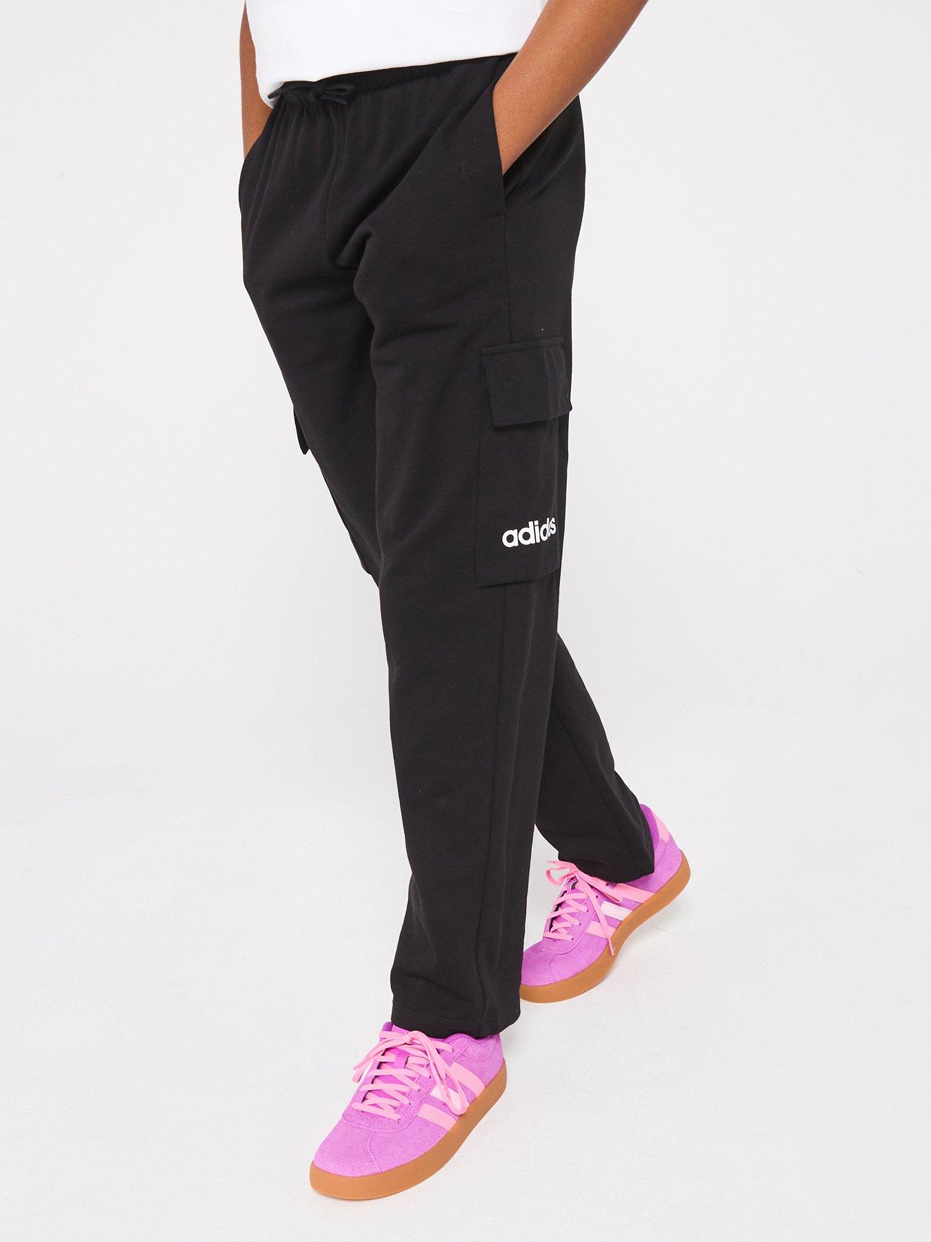 undefined Junior Girls Essentials Cargo Pants  - Black