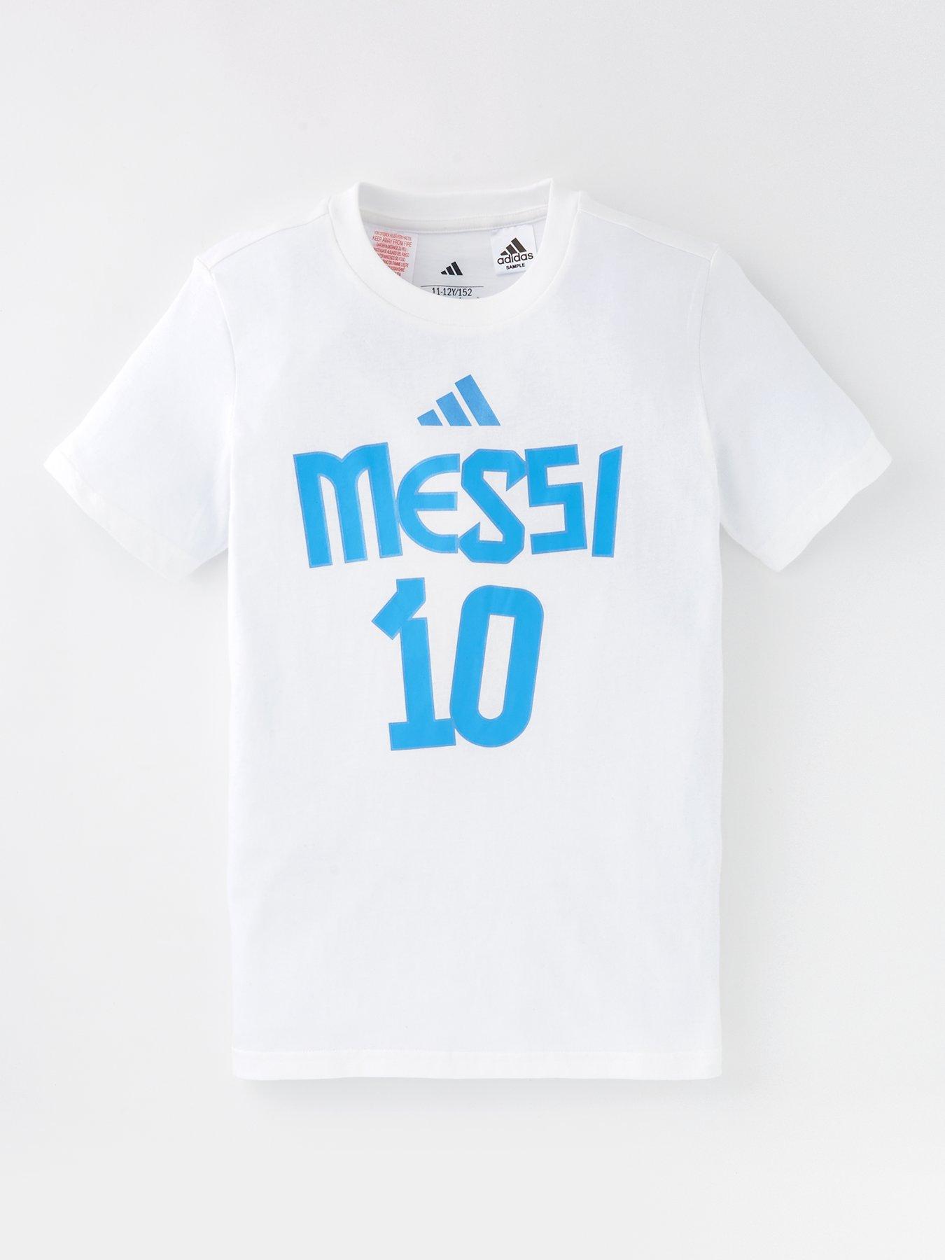undefined Junior Messi Name And Number Tee - White