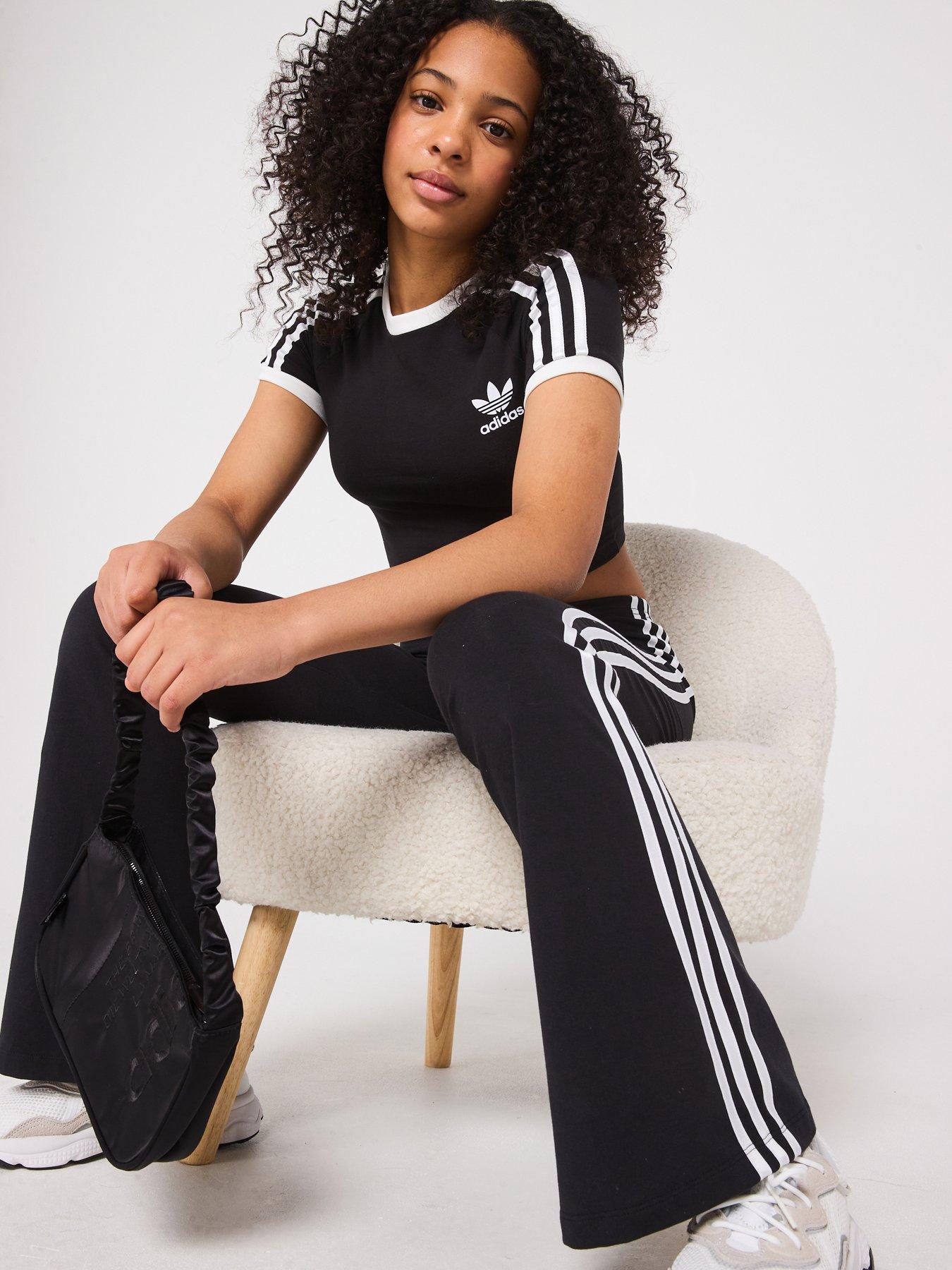 Image 5 of 6 of adidas Originals Junior Girls Adicolor Leggings  - Black
