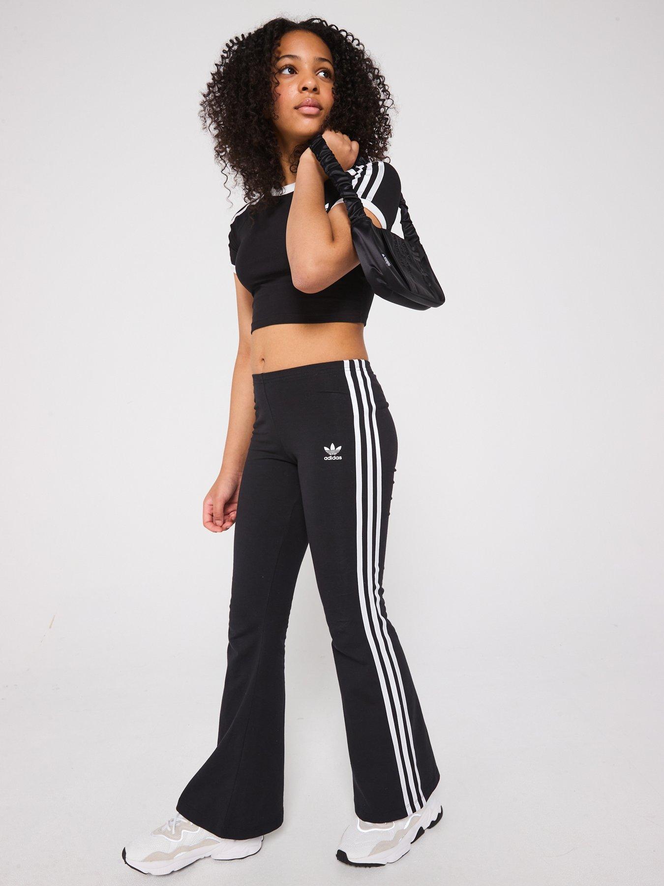 Image 6 of 6 of adidas Originals Junior Girls Adicolor Leggings  - Black