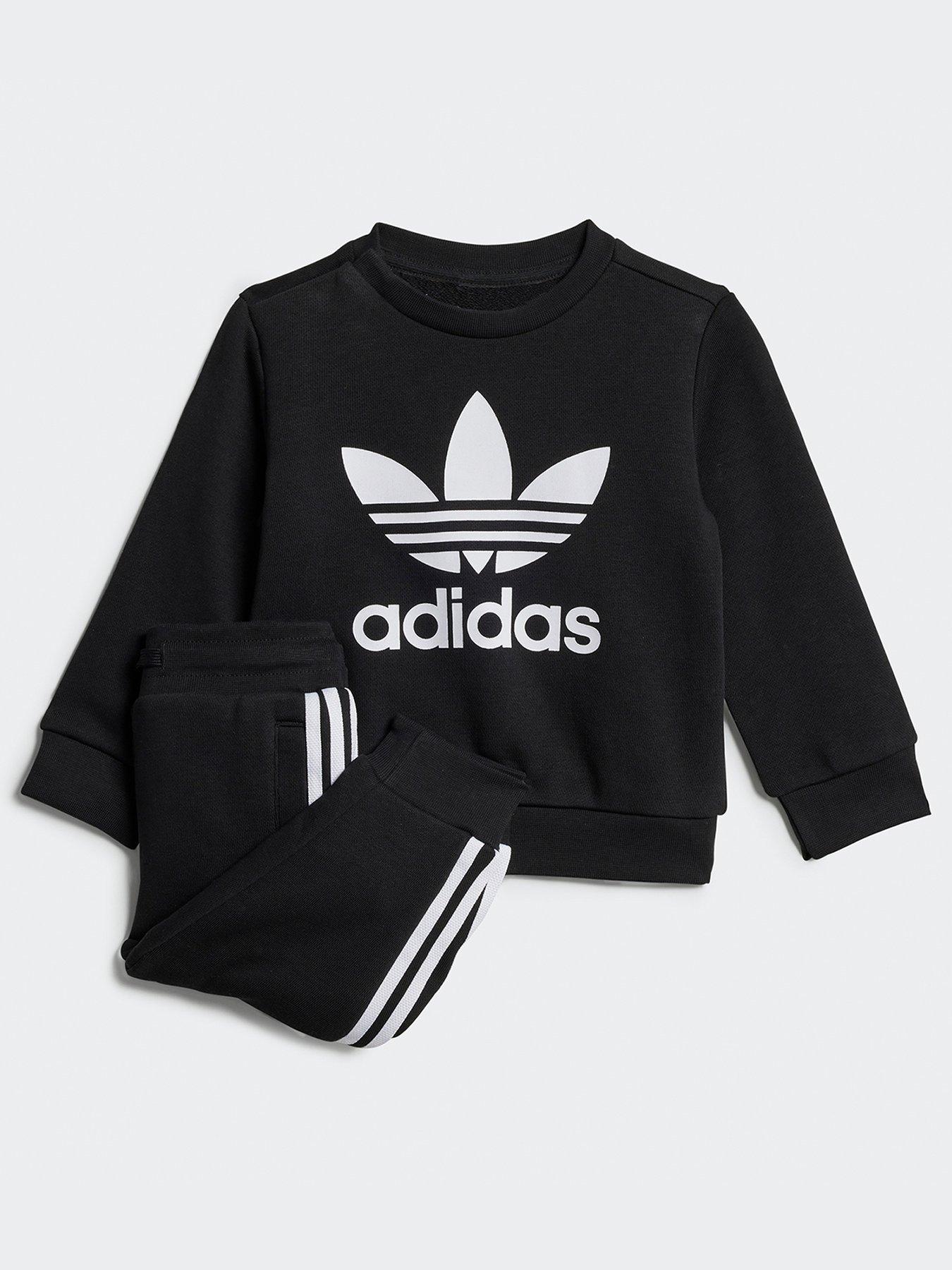 adidas-originals-infant-unisex-crew-tracksuit-black