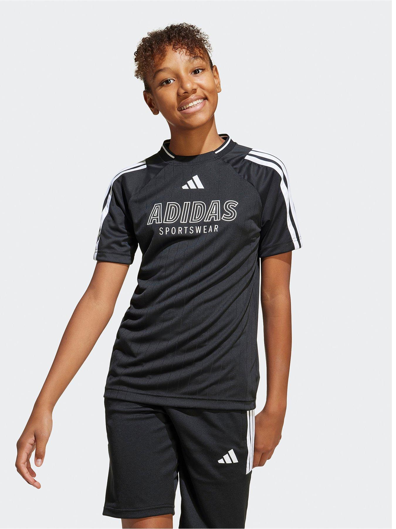 undefined Junior Boys House of Tiro T-Shirt  - Black