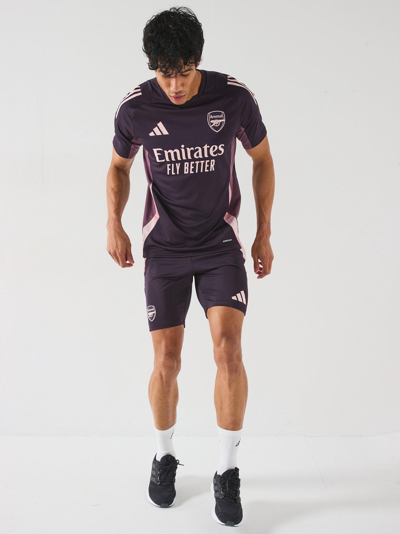  image of adidas-mens-arsenal-training-tee-purple